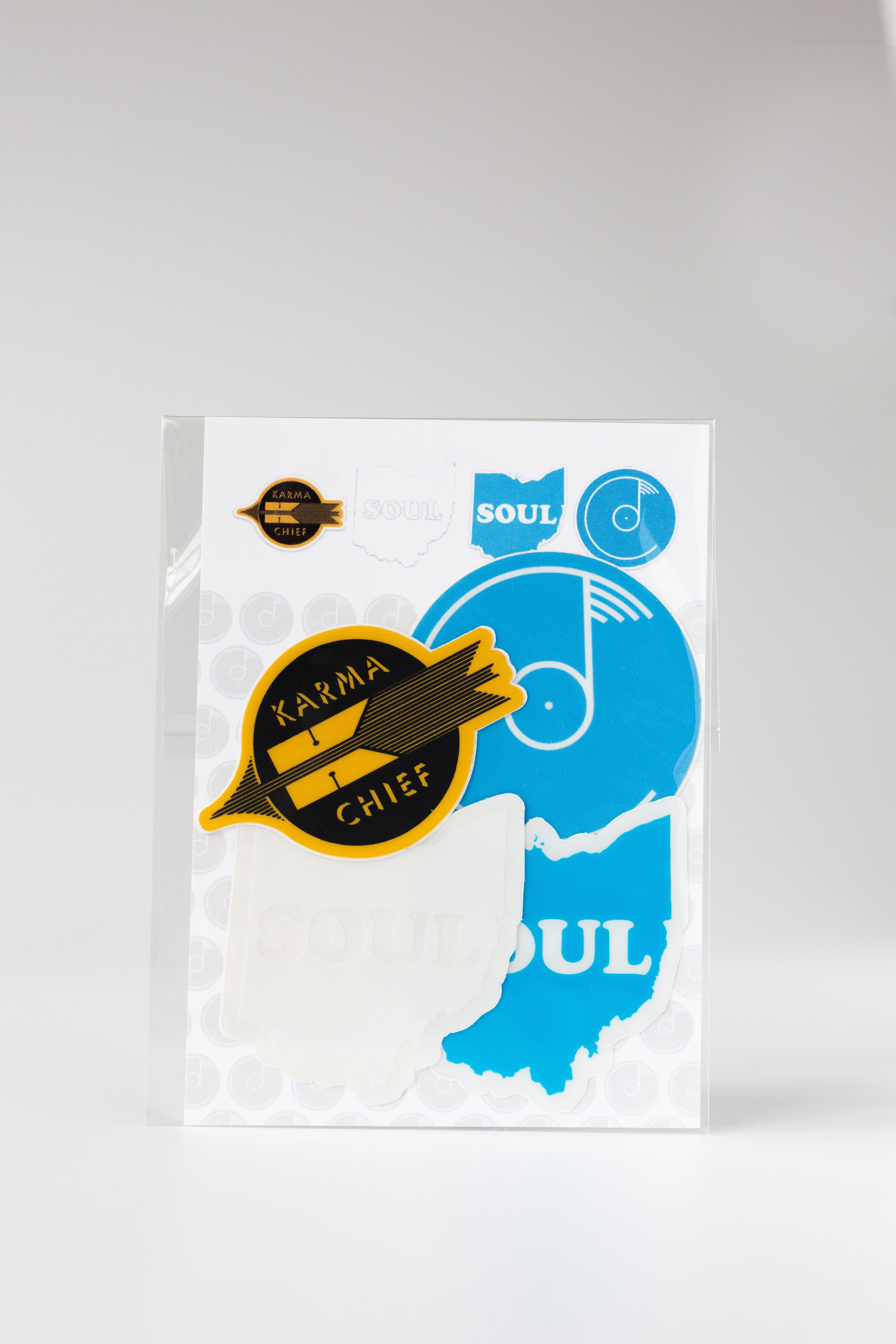 Colemine Sticker Pack klistremerker 4-pakn matte