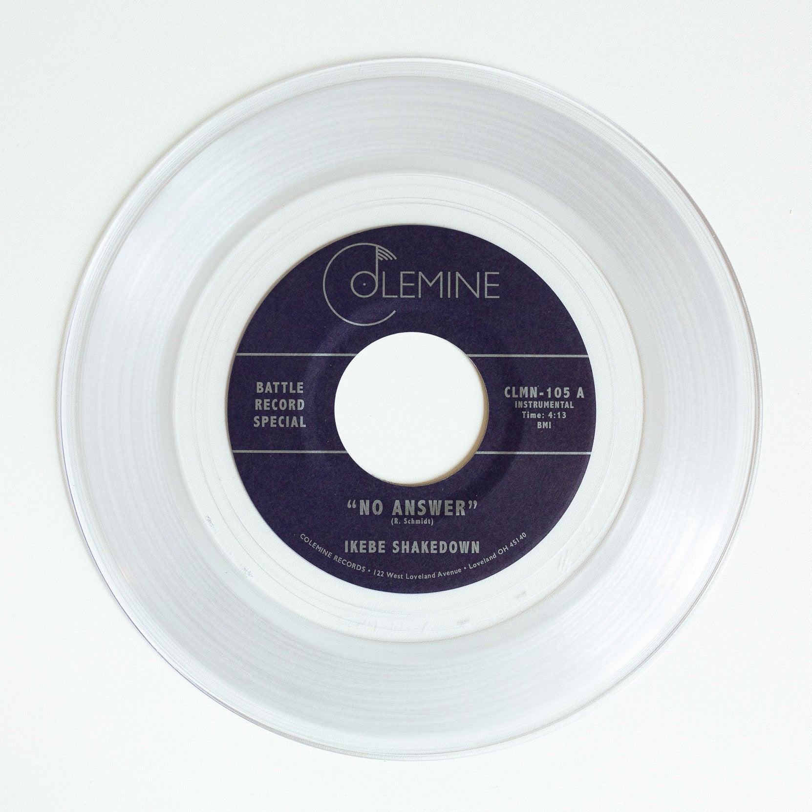 Ikebe Shakedown No Answer 7-tommer klar vinyl funk