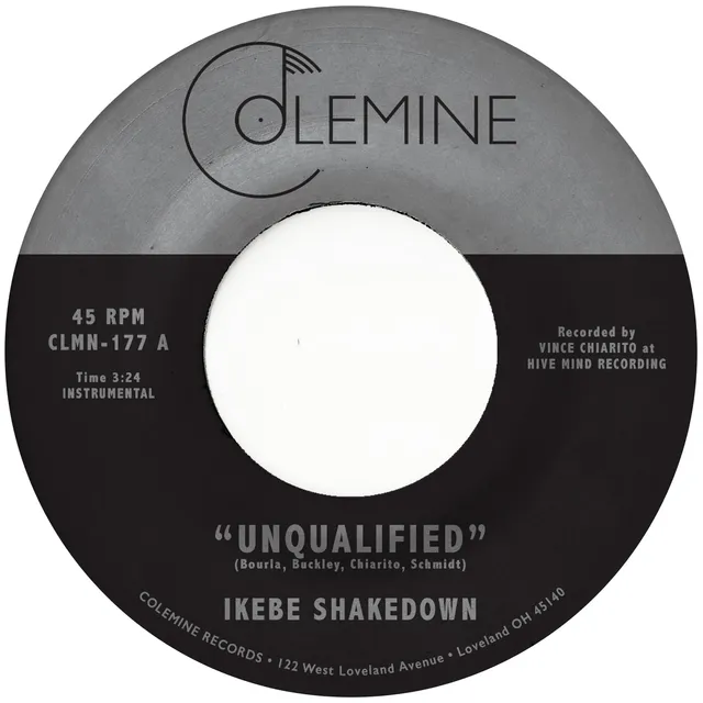 Ikebe Shakedown Unqualified vinylsingel 7 svart soul