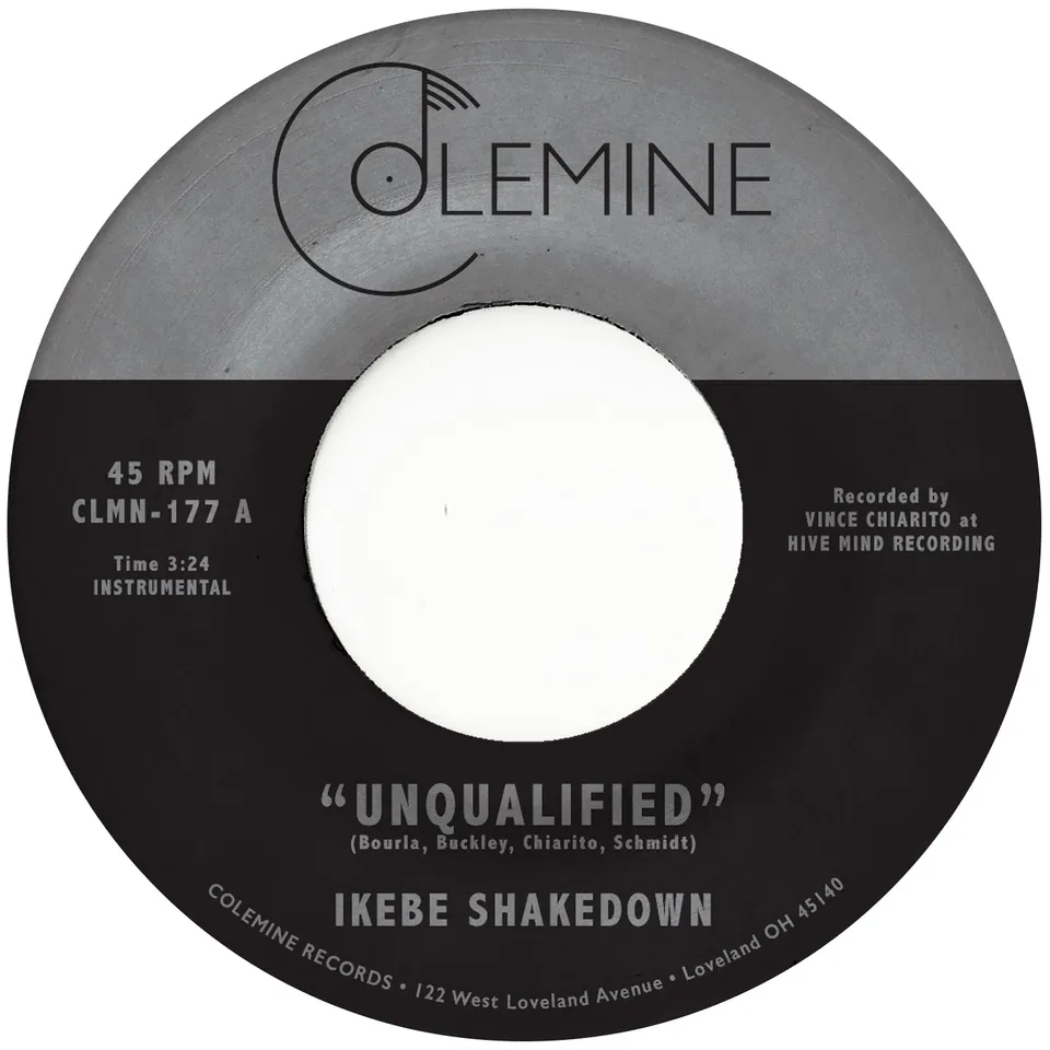 Ikebe Shakedown Unqualified vinylsingel 7 svart soul