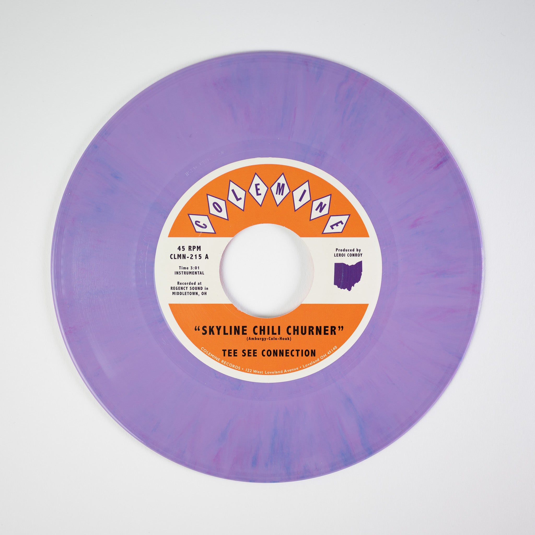 Tee See Connection Skyline 45 lilla vinyl