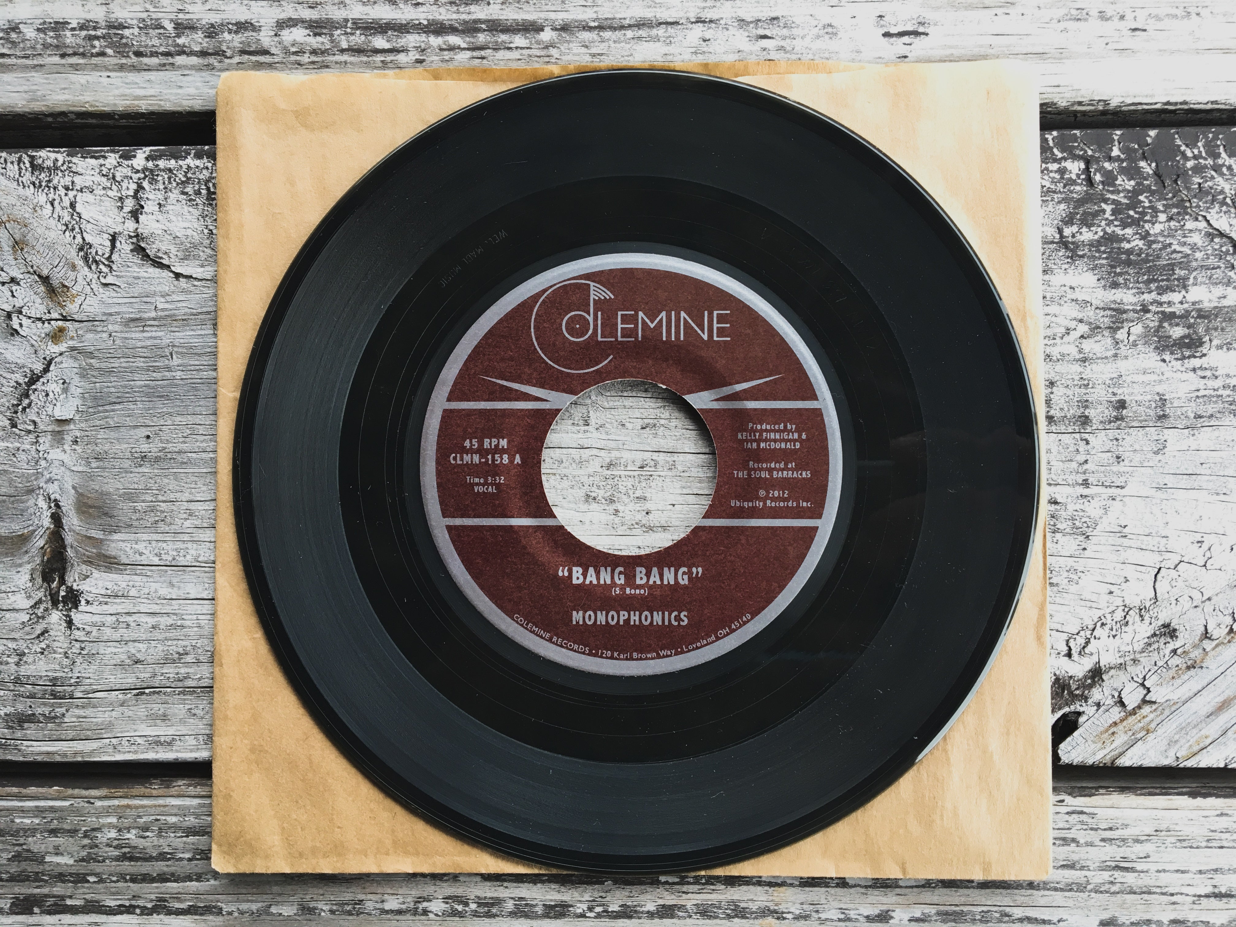 Monophonics Bang Bang 7" vinylsingel psyk-soul