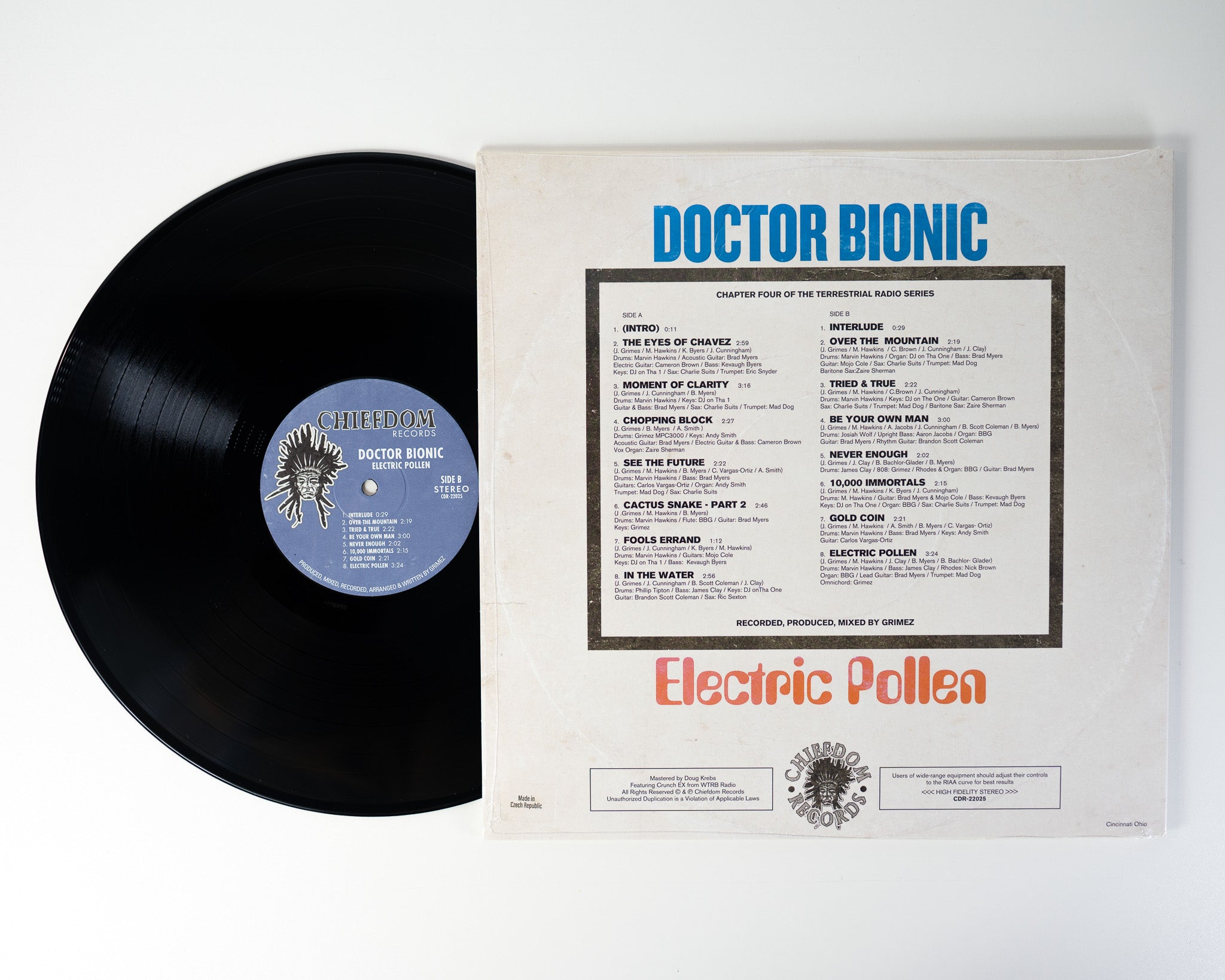 Doctor Bionic Electric Pollen vinyl LP blå