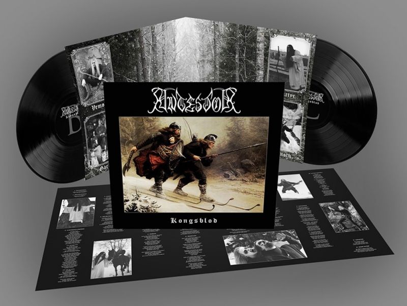 Antestor Kongsblod 2LP svart vinyl gatefold