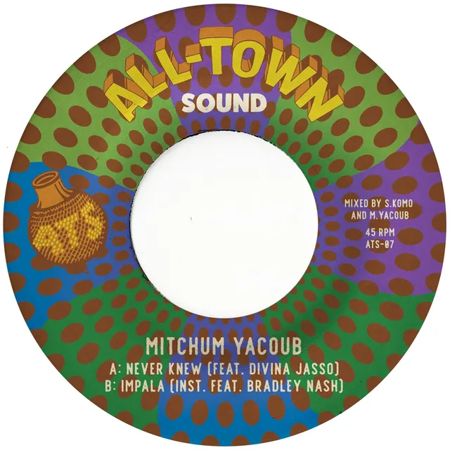 Mitchum Yacoub Never Knew 7-tommer hvit vinyl
