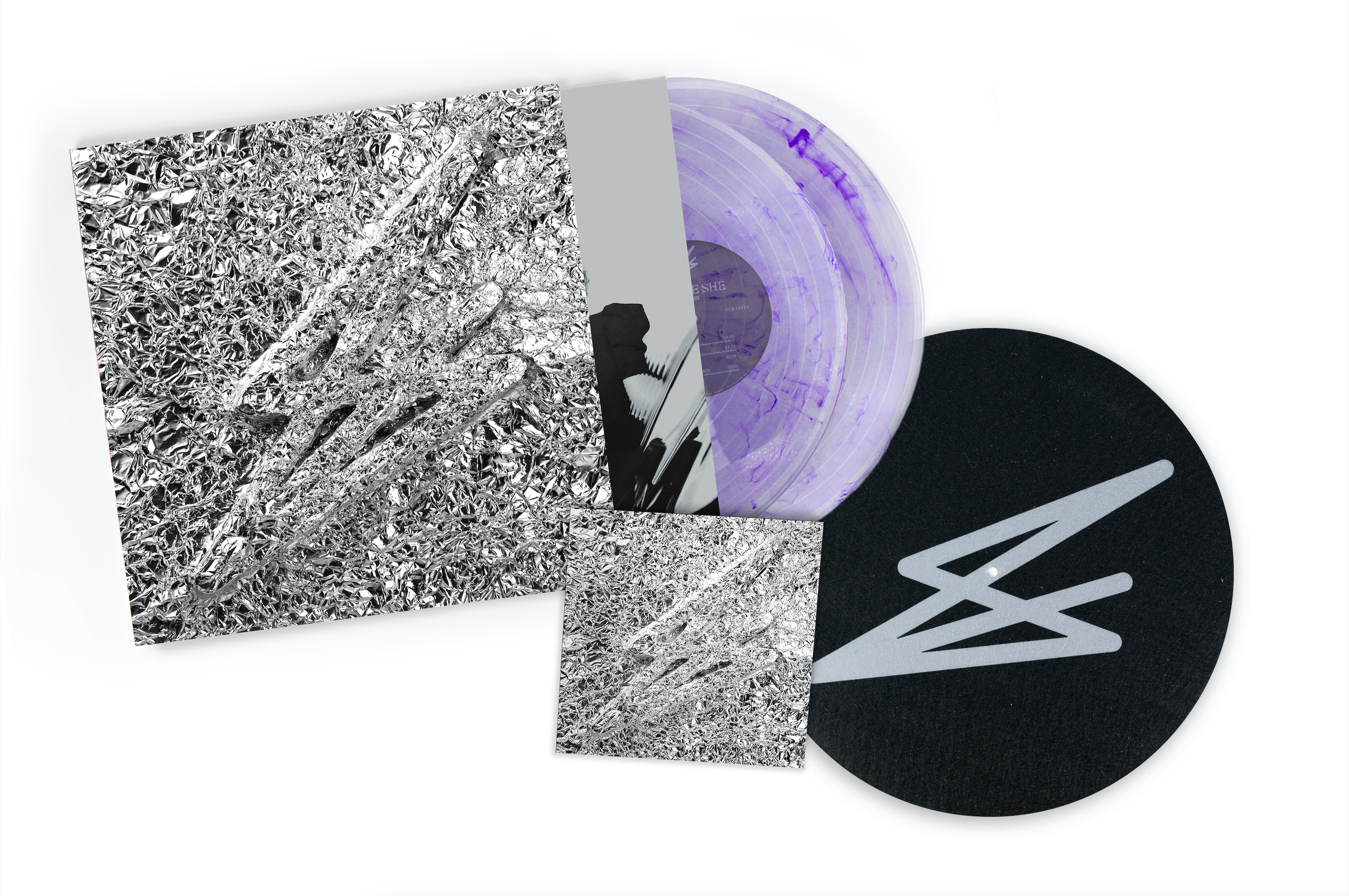 Karma Chief Say She She Silver LP klar lilla swirl vinyl