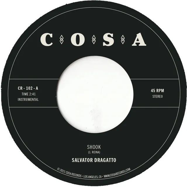 Salvator Dragatto N°1 7" hvit vinyl instrumental