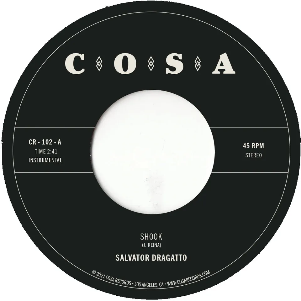 Salvator Dragatto N°1 7" hvit vinyl instrumental