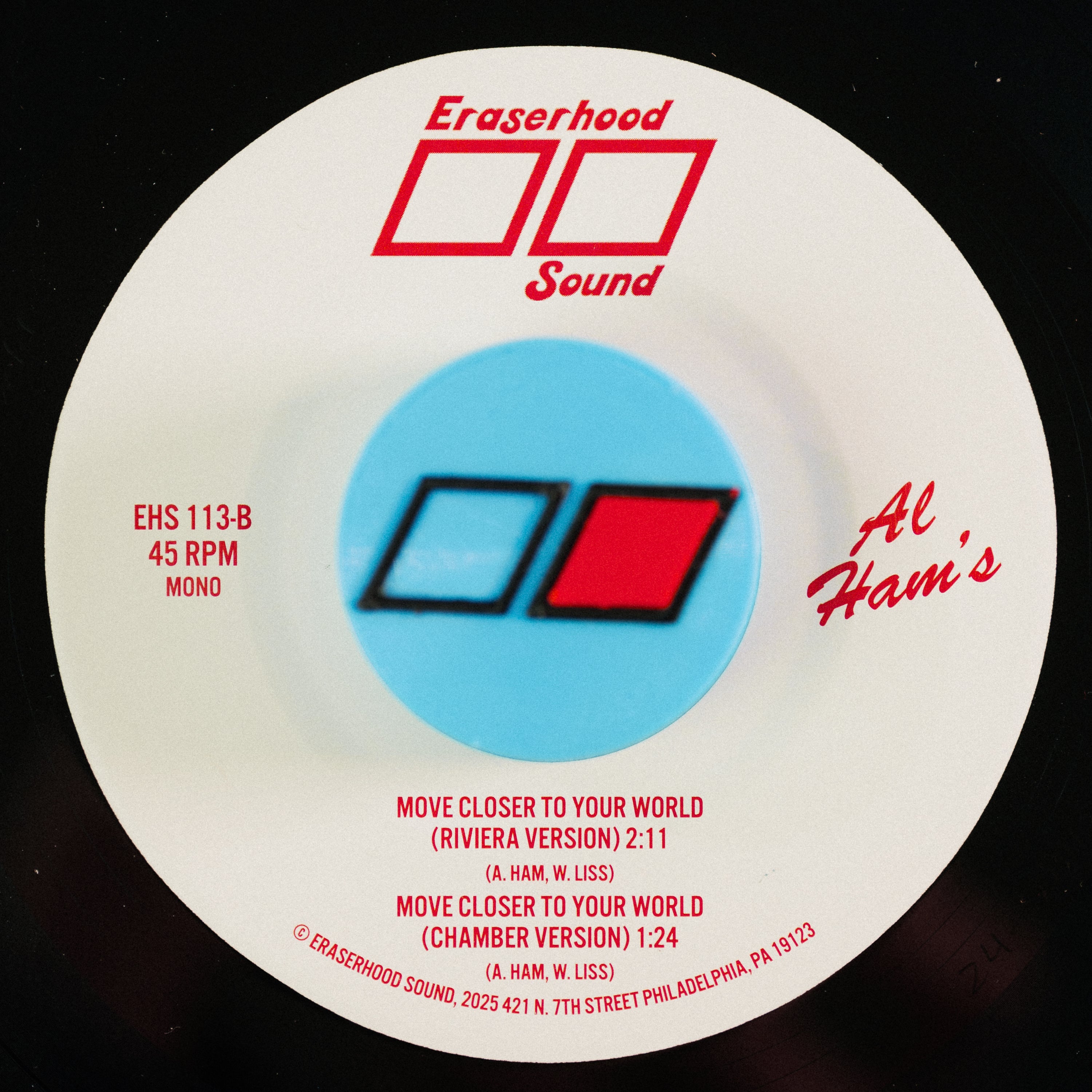 Al Ham Move Closer To Your World vinylsingel svart 7-tommer pop