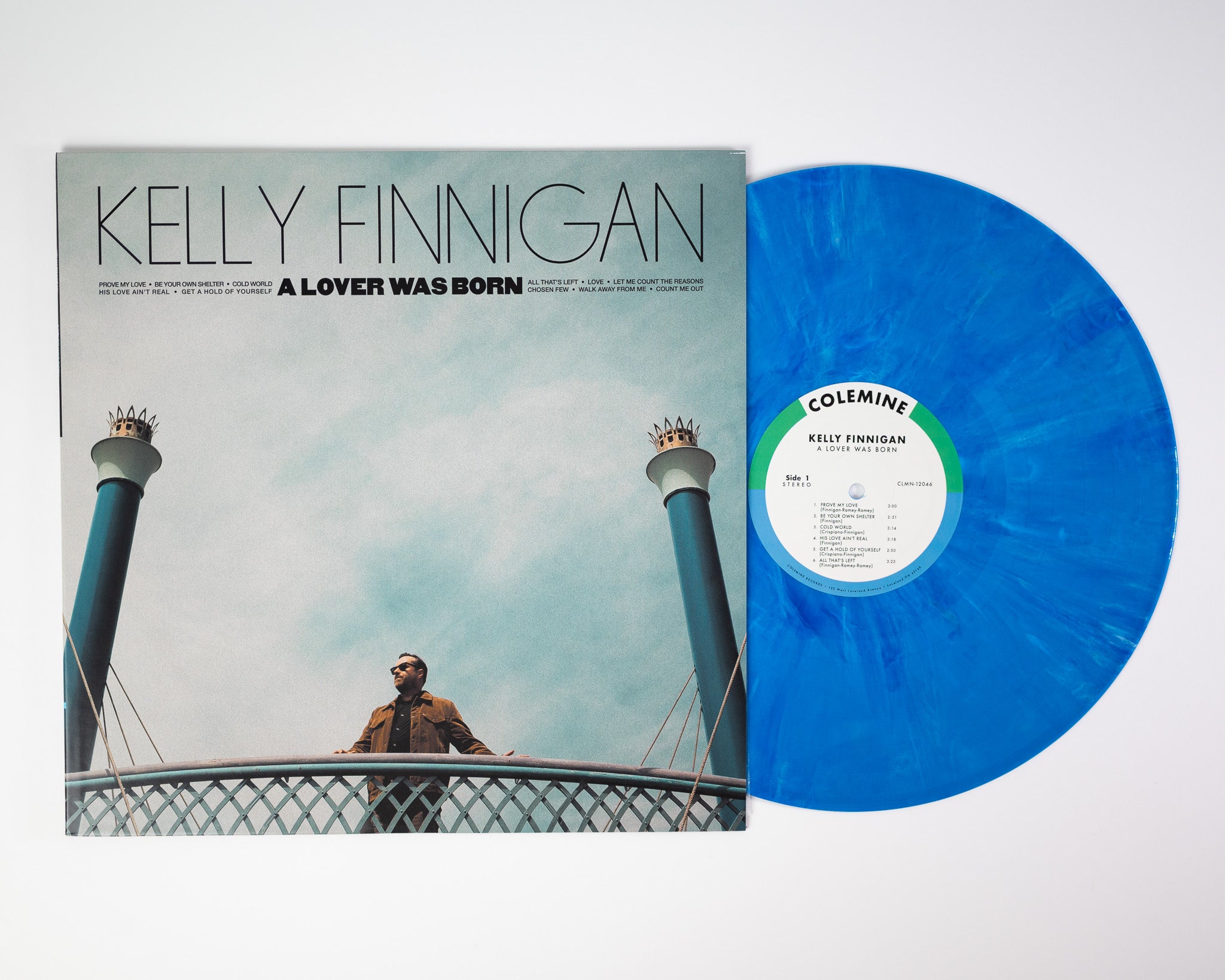 Kelly Finnigan A Lover Was Born vinylplate cyanblå soul