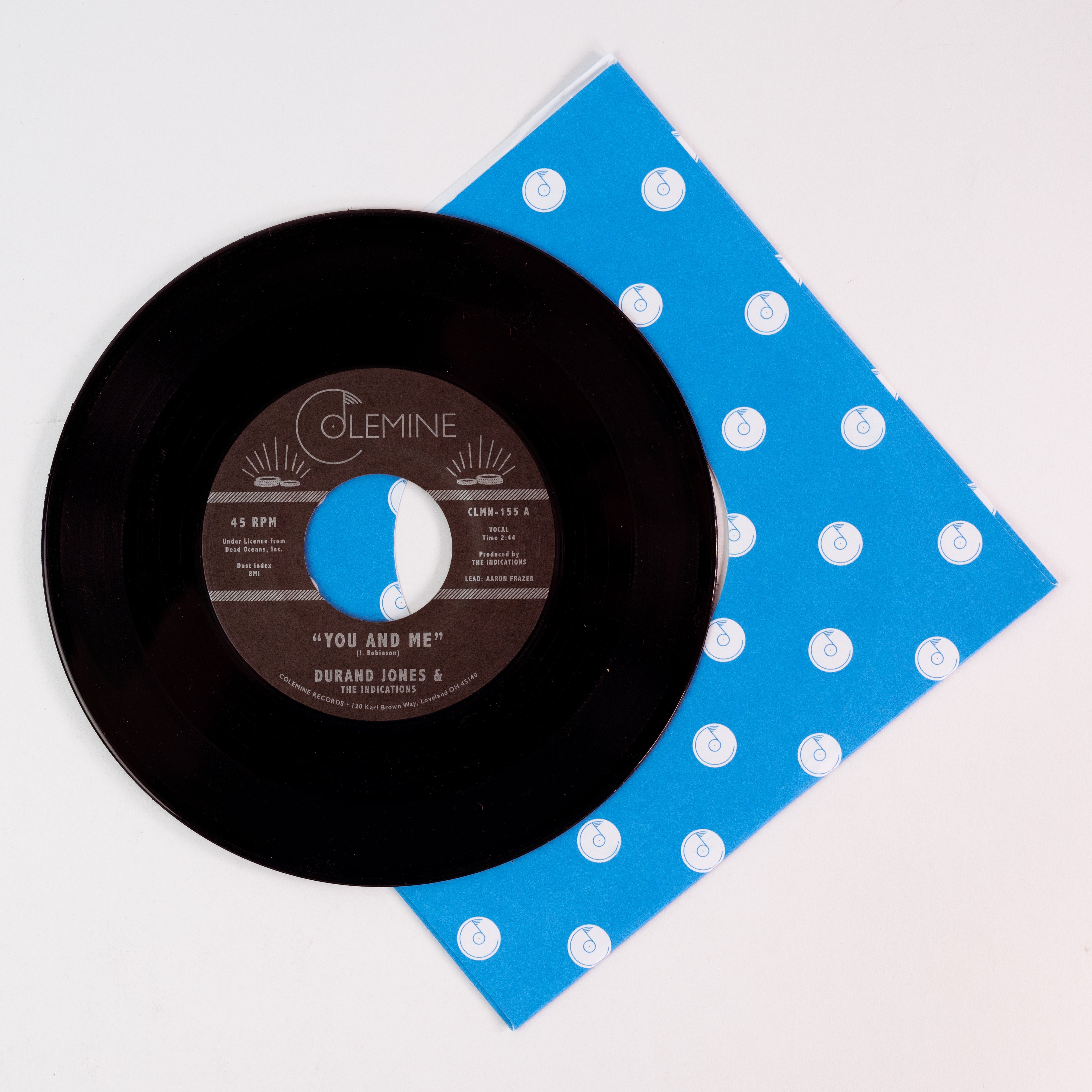 Durand Jones You And Me 7" vinyl svart