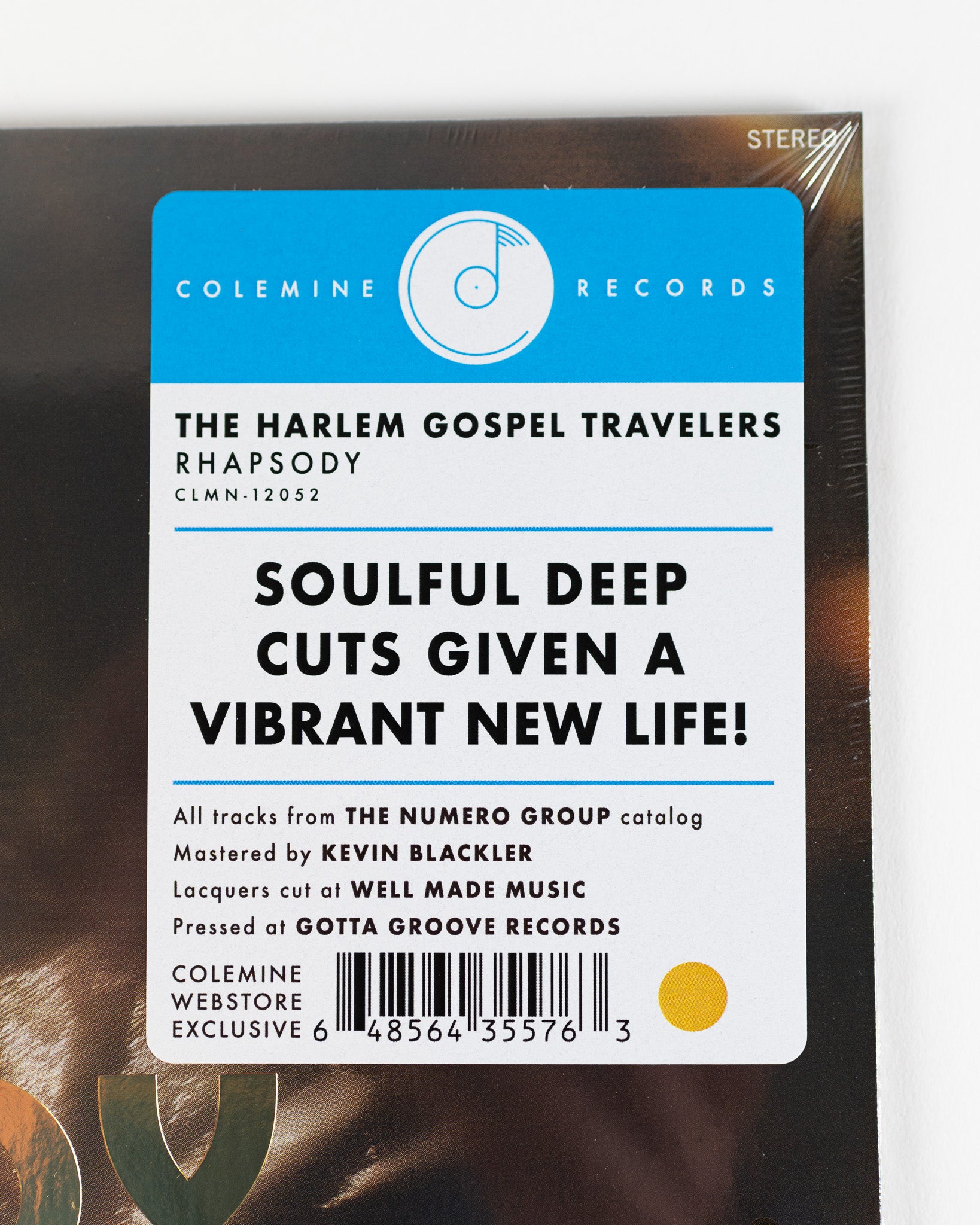 Harlem Gospel Travelers Rhapsody LP swirl vinyl