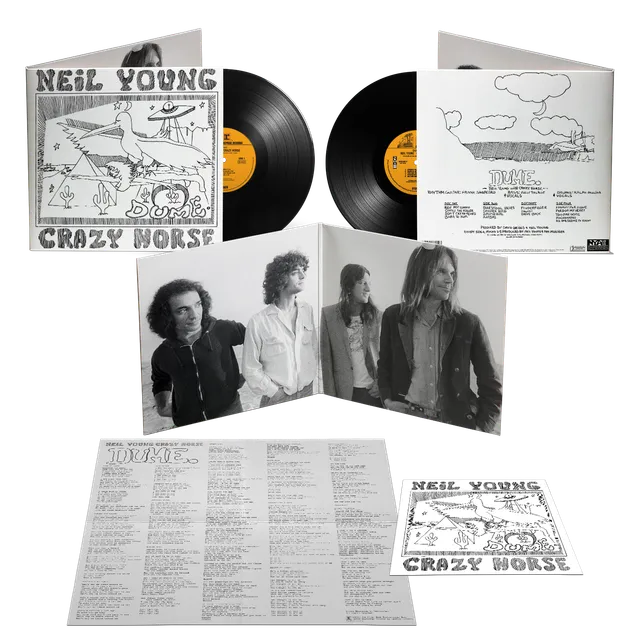 Neil Young Dume 2LP vinylplate + litografi