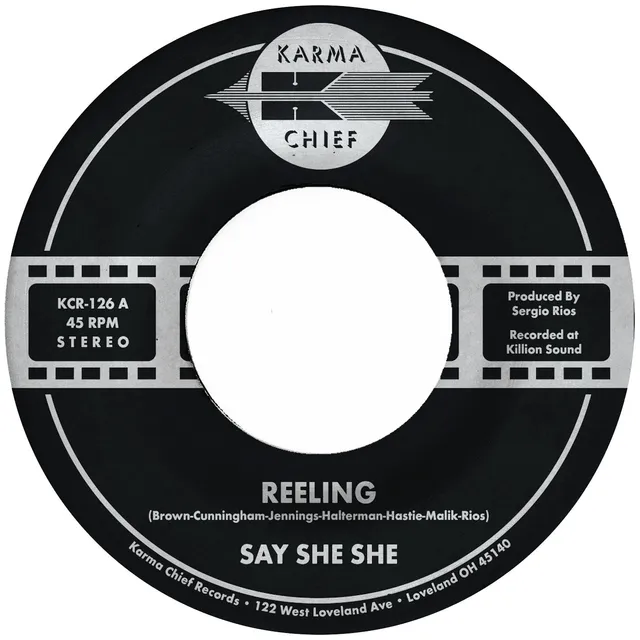 Say She She Reeling 7" vinylsingel grønn vinyl