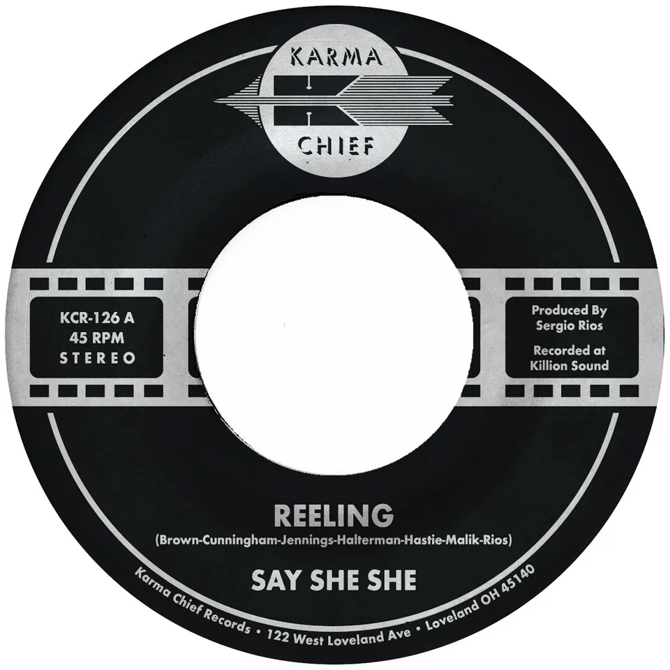 Say She She Reeling 7" vinylsingel grønn vinyl