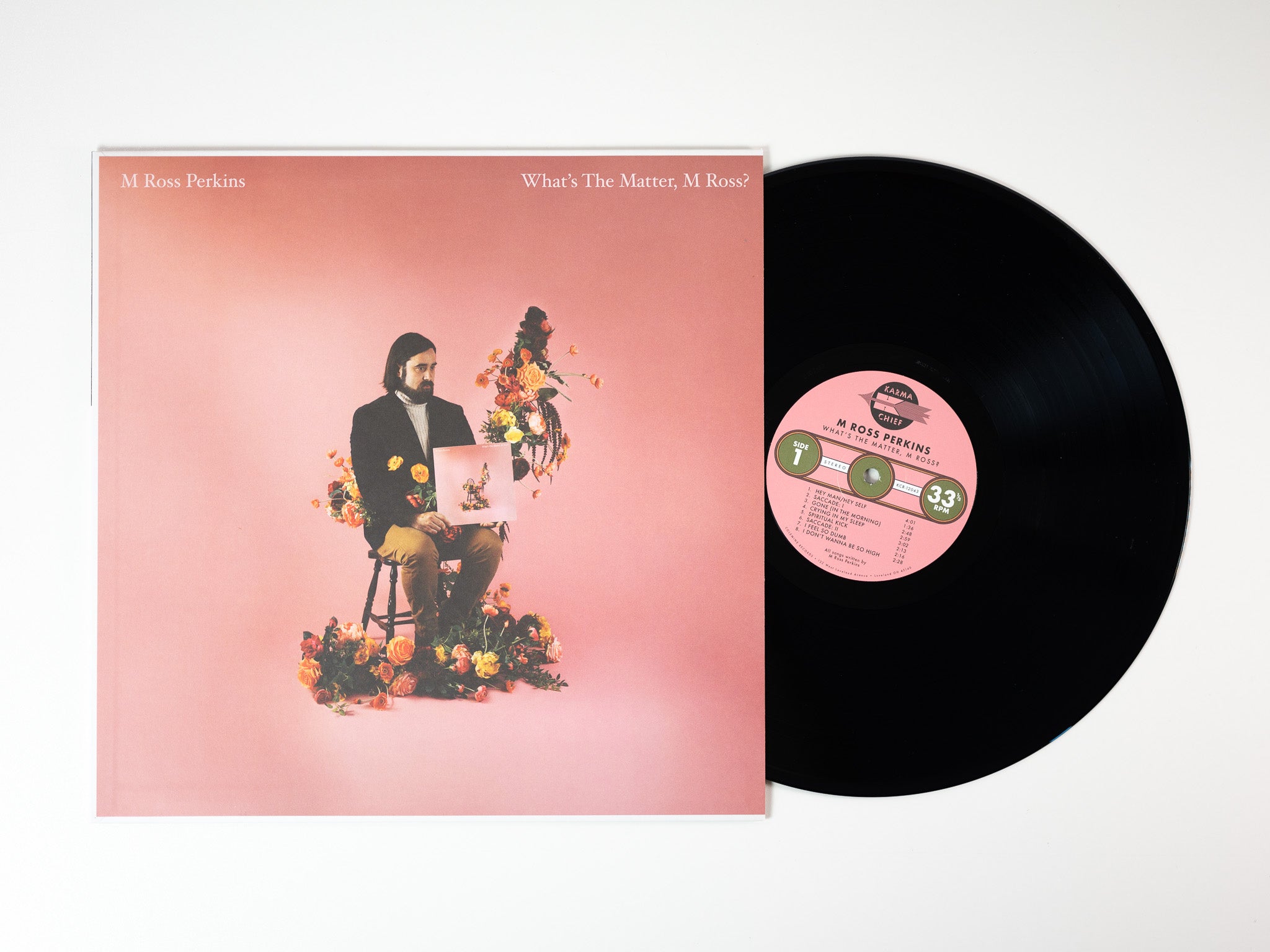 M Ross Perkins What's the Matter vinyl LP bouquet swirl psych