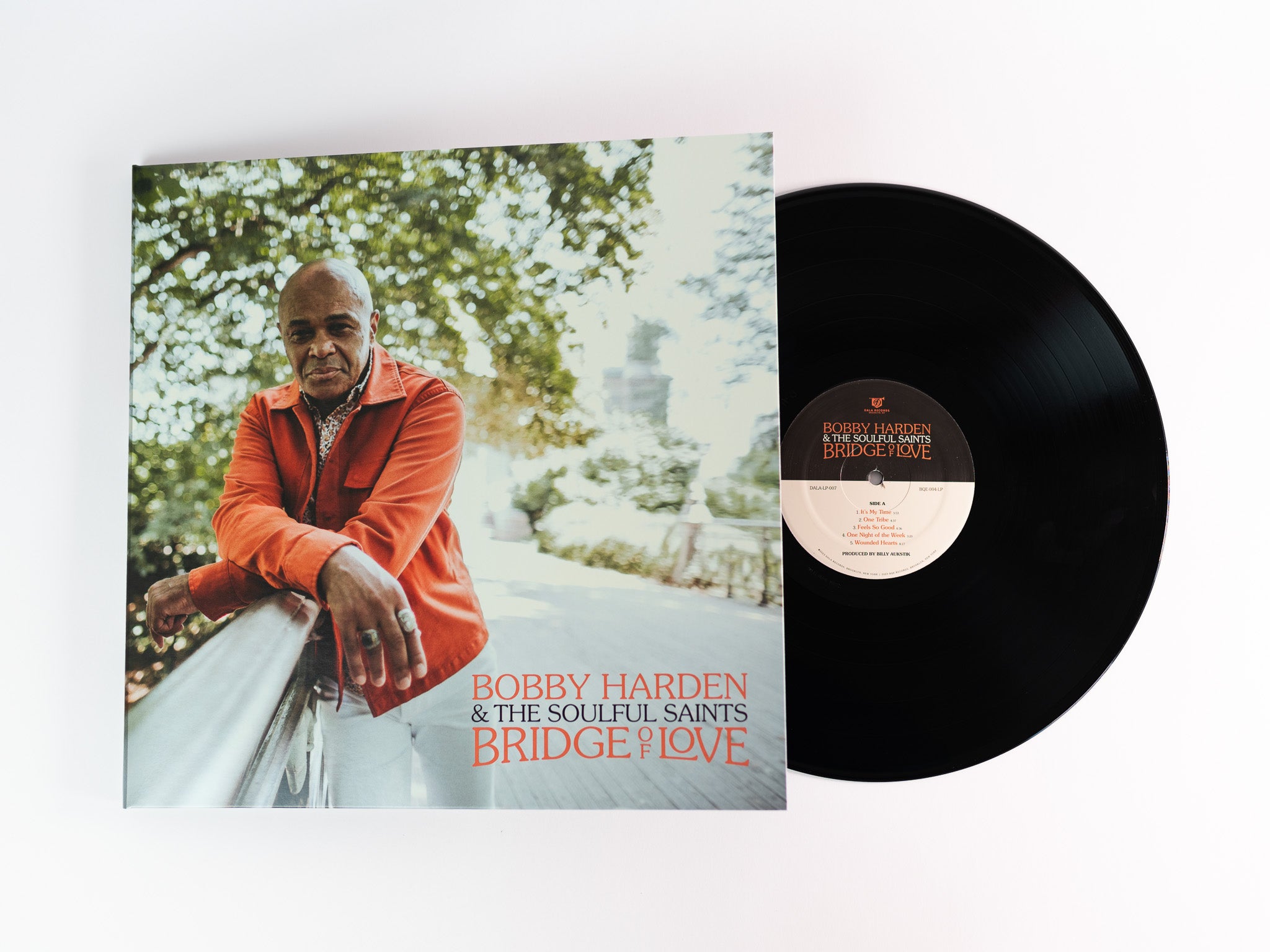 Bobby Harden Bridge of Love DALA-007 LP hazy black soul-vinyl