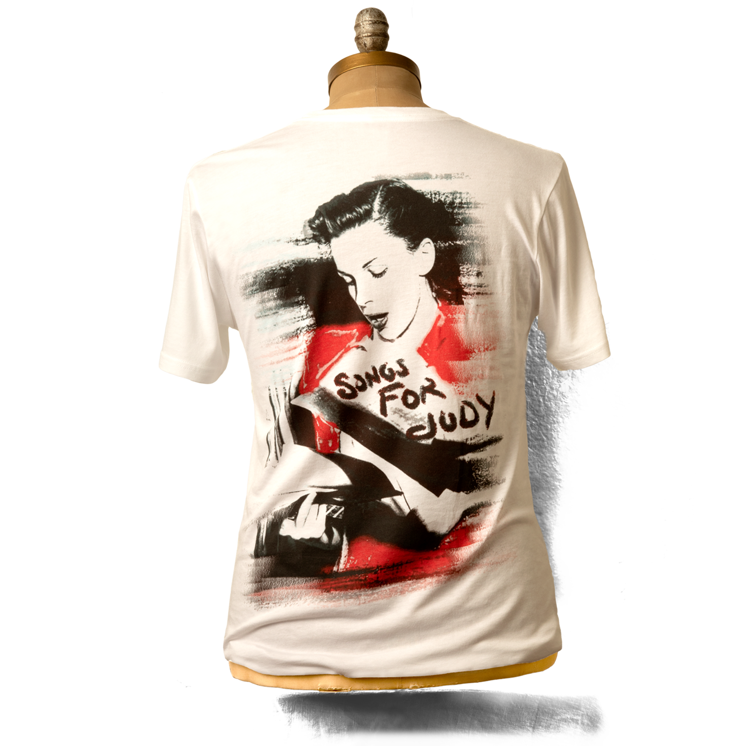 Neil Young Soft Organic Songs For Judy t-skjorte hvit