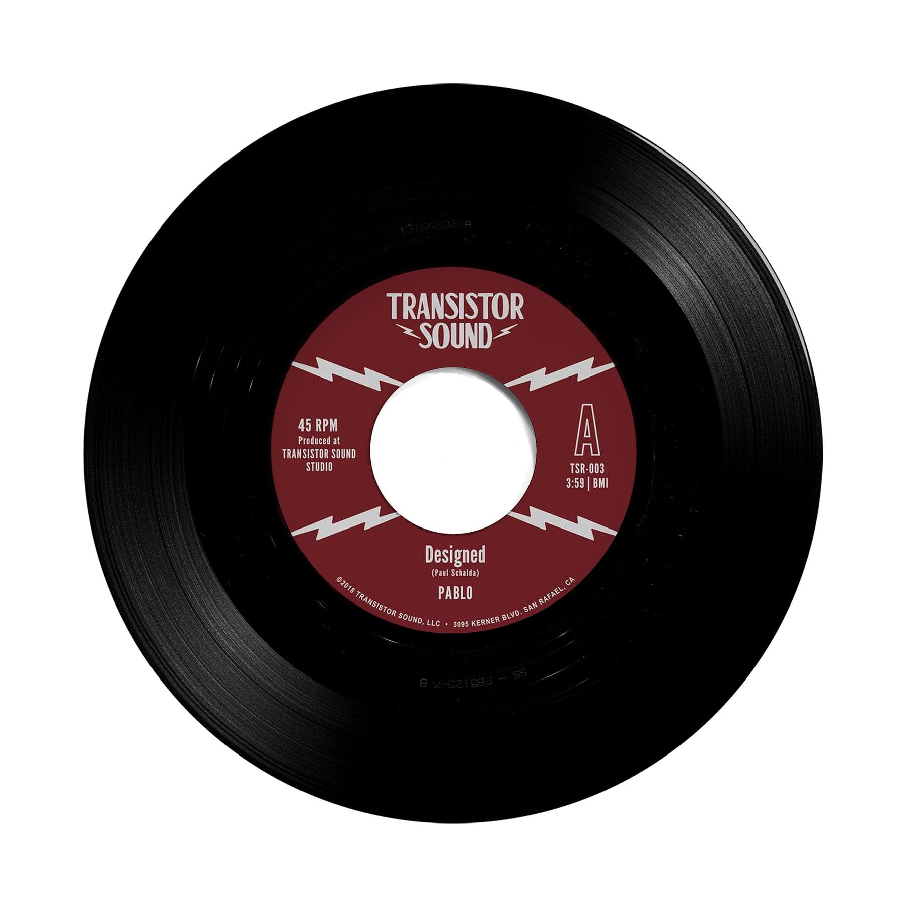 Transistor Sound Pablo Designed 7" vinylsingel