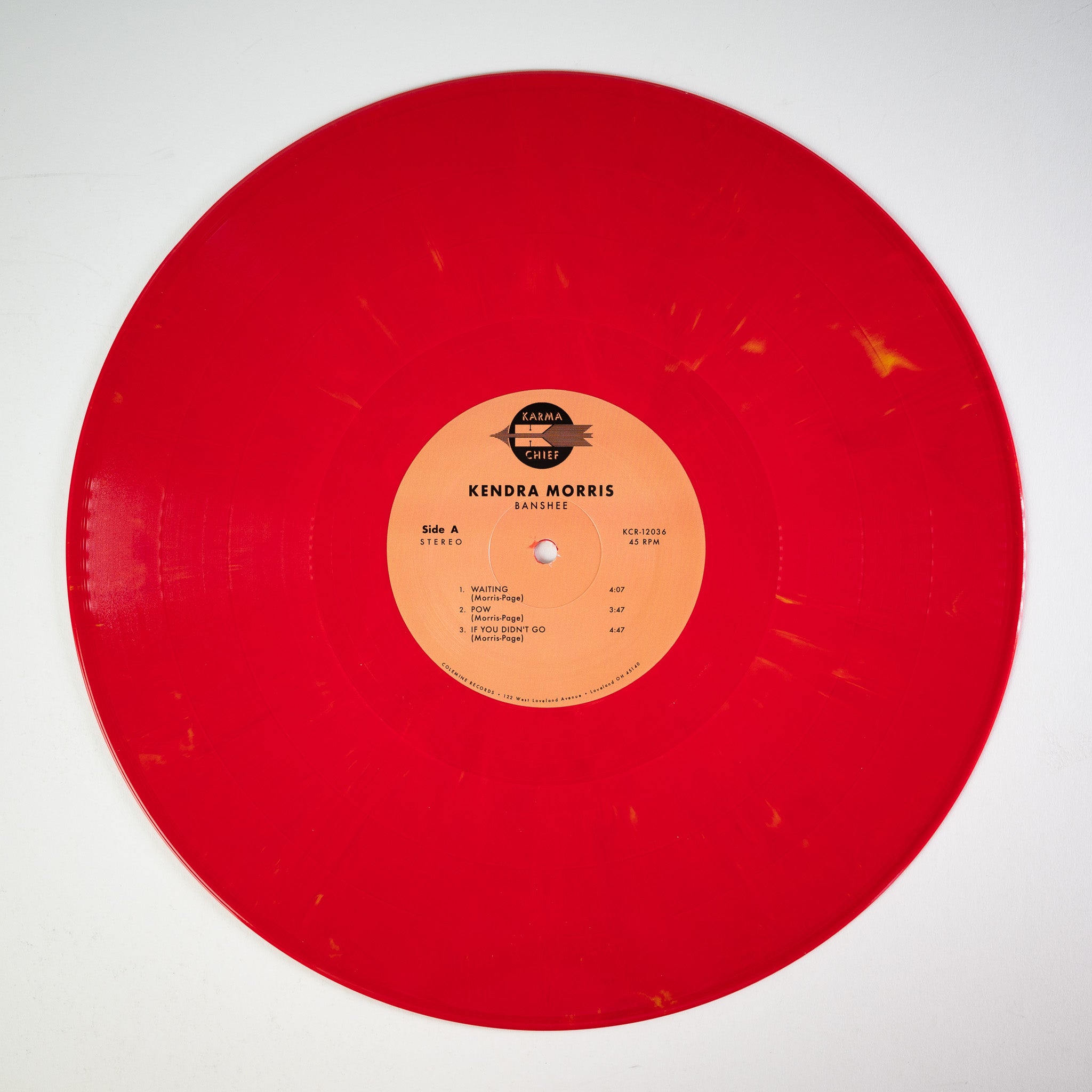 Kendra Morris Banshee dobbel-LP blood orange vinyl
