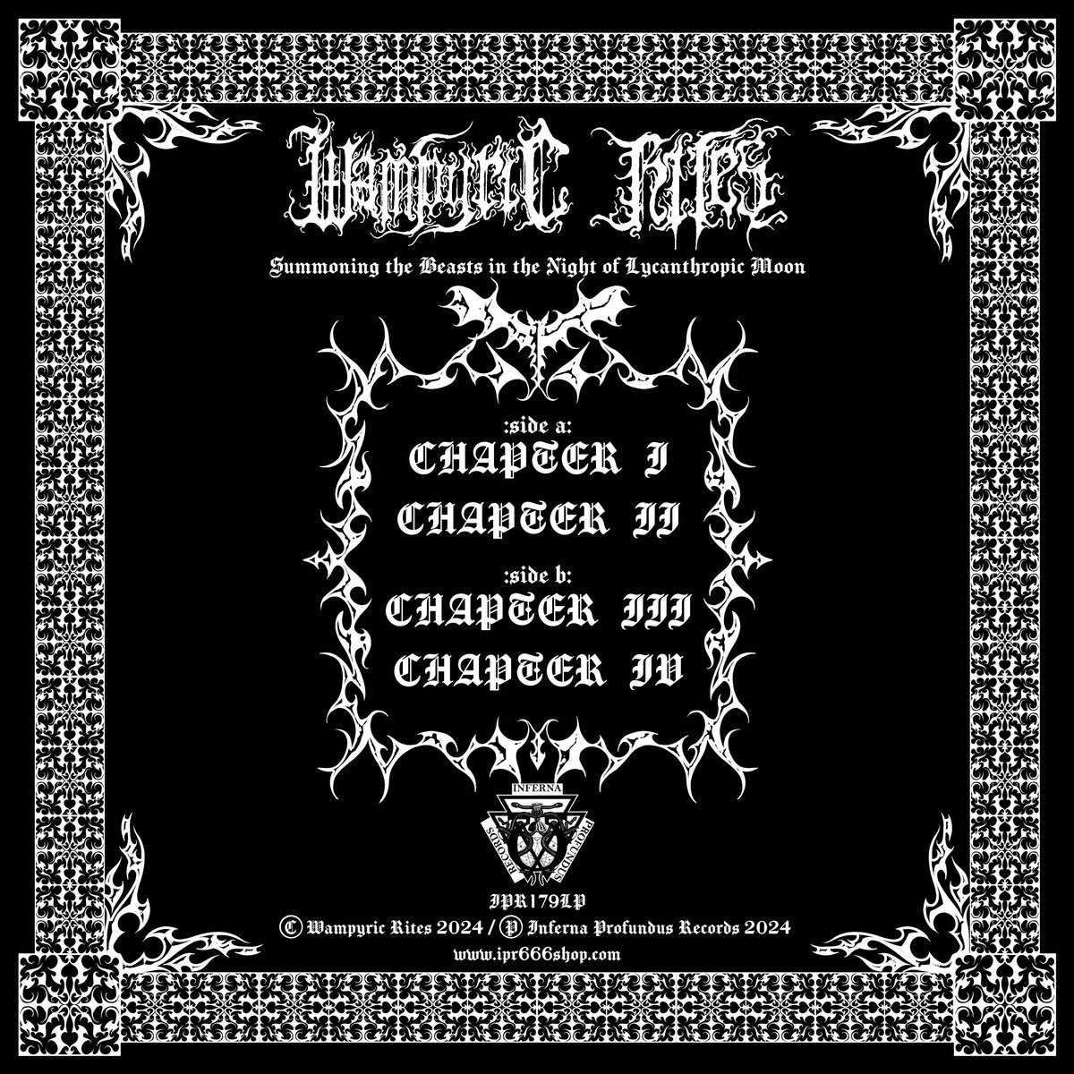 Wampyric Rites Summoning Beasts LP vinyl svart 180g