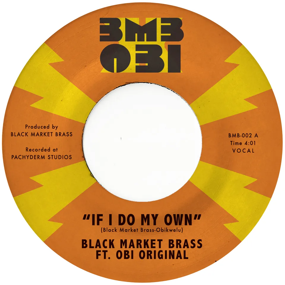 Black Market Brass If I Do My Own vinylsingel kremvinyl afrobeat