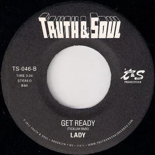 Lady Get Ready 7-tommer soulsingel 60-talls soul