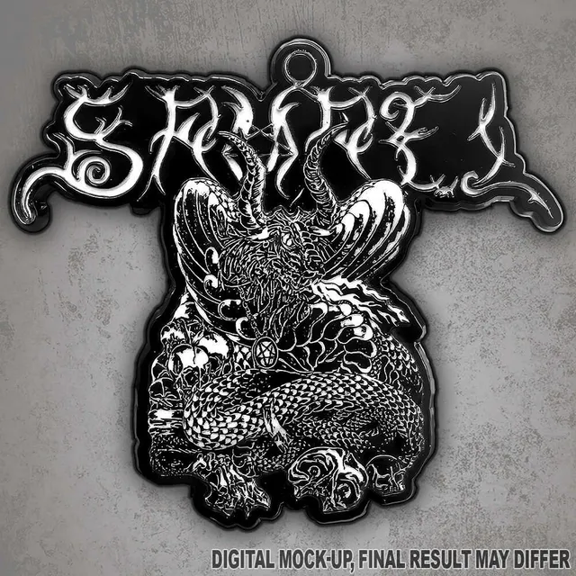 Samael Worship Him pin metall