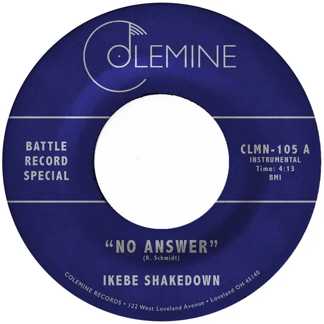 Ikebe Shakedown No Answer 7-tommer klar vinyl funk
