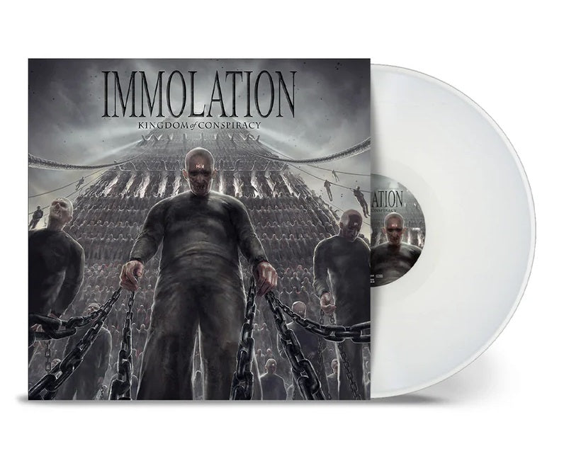 Immolation Kingdom Of Conspiracy LP hvit vinyl