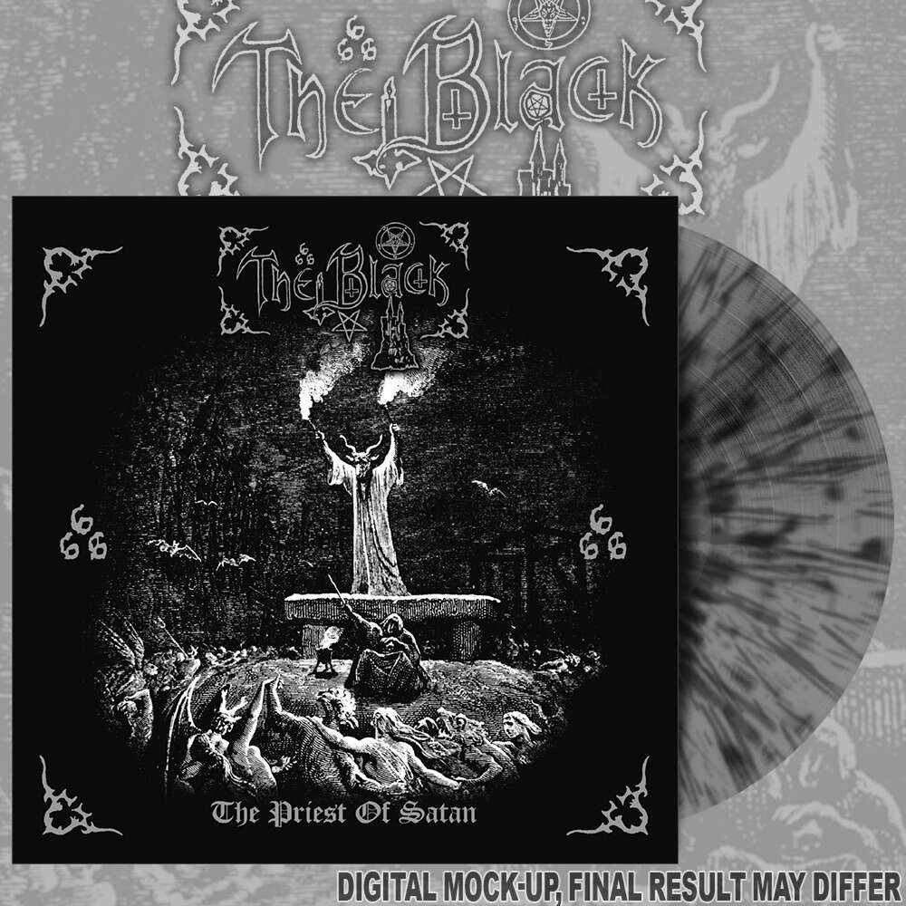 The Black The Priest Of Satan LP splatter vinyl