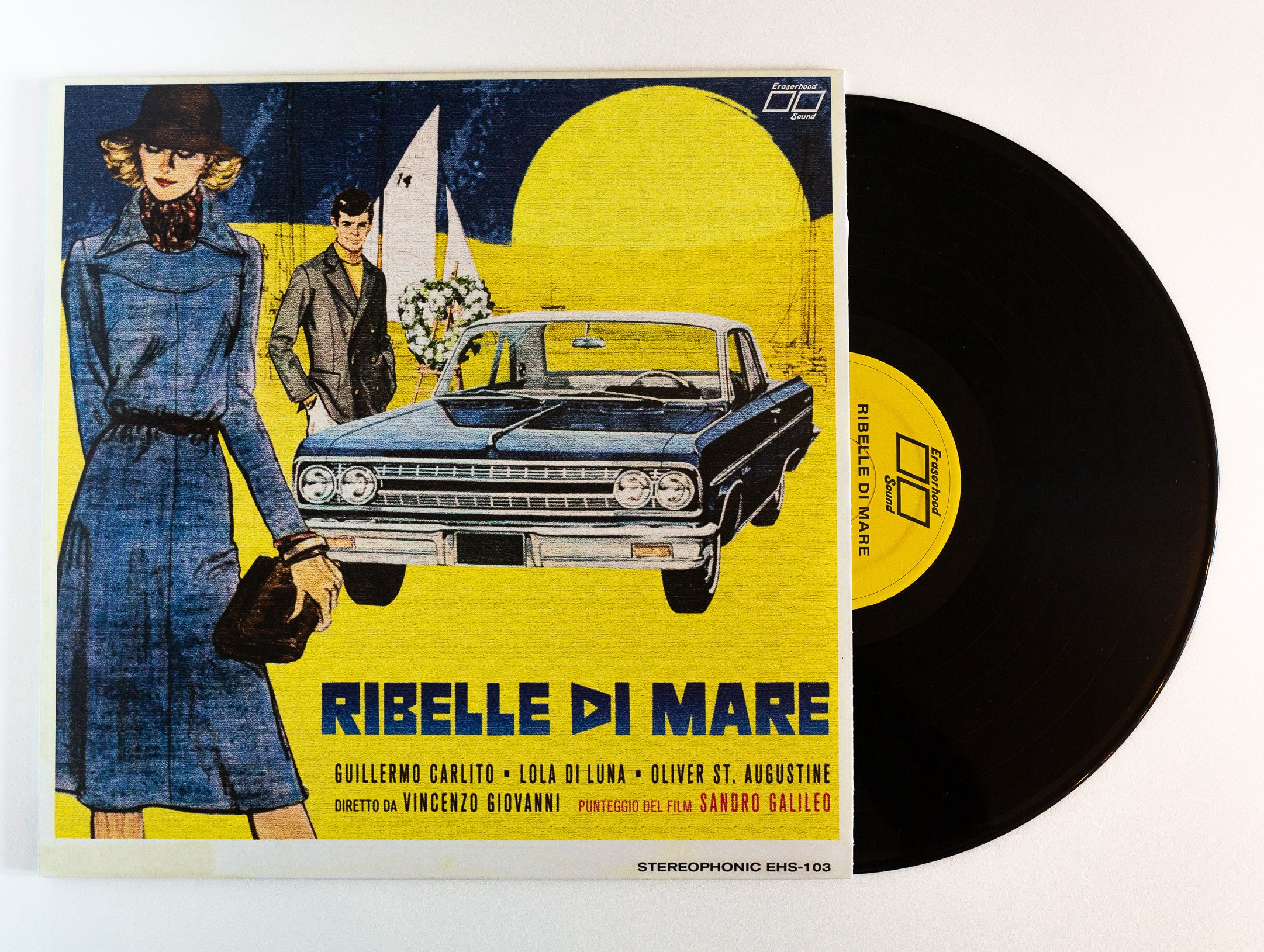 Sandro Galileo Ribelle Di Mare vinylplate LP rosa