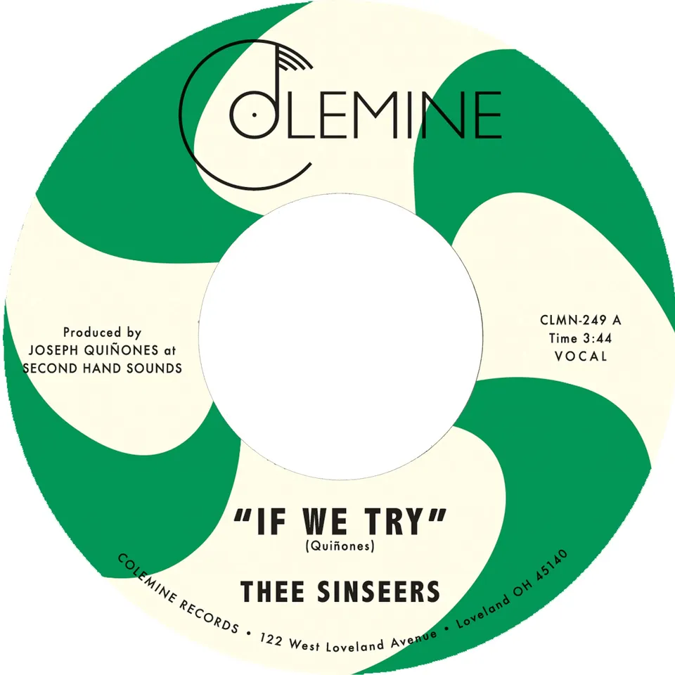 Thee Sinseers If We Try 7-tommer vinyl farge