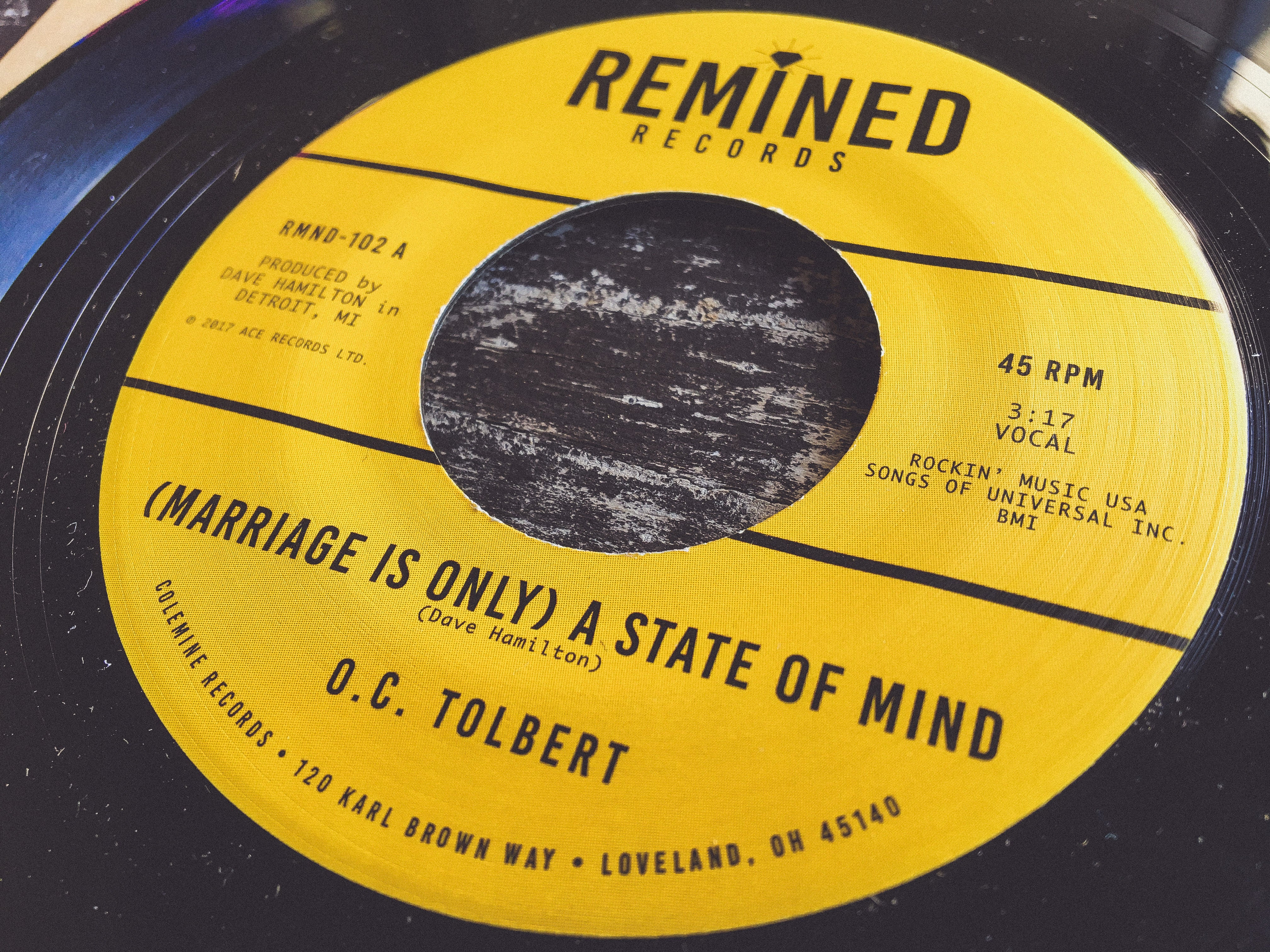 O.C. Tolbert Marriage Is Only 7" vinylsingel soul