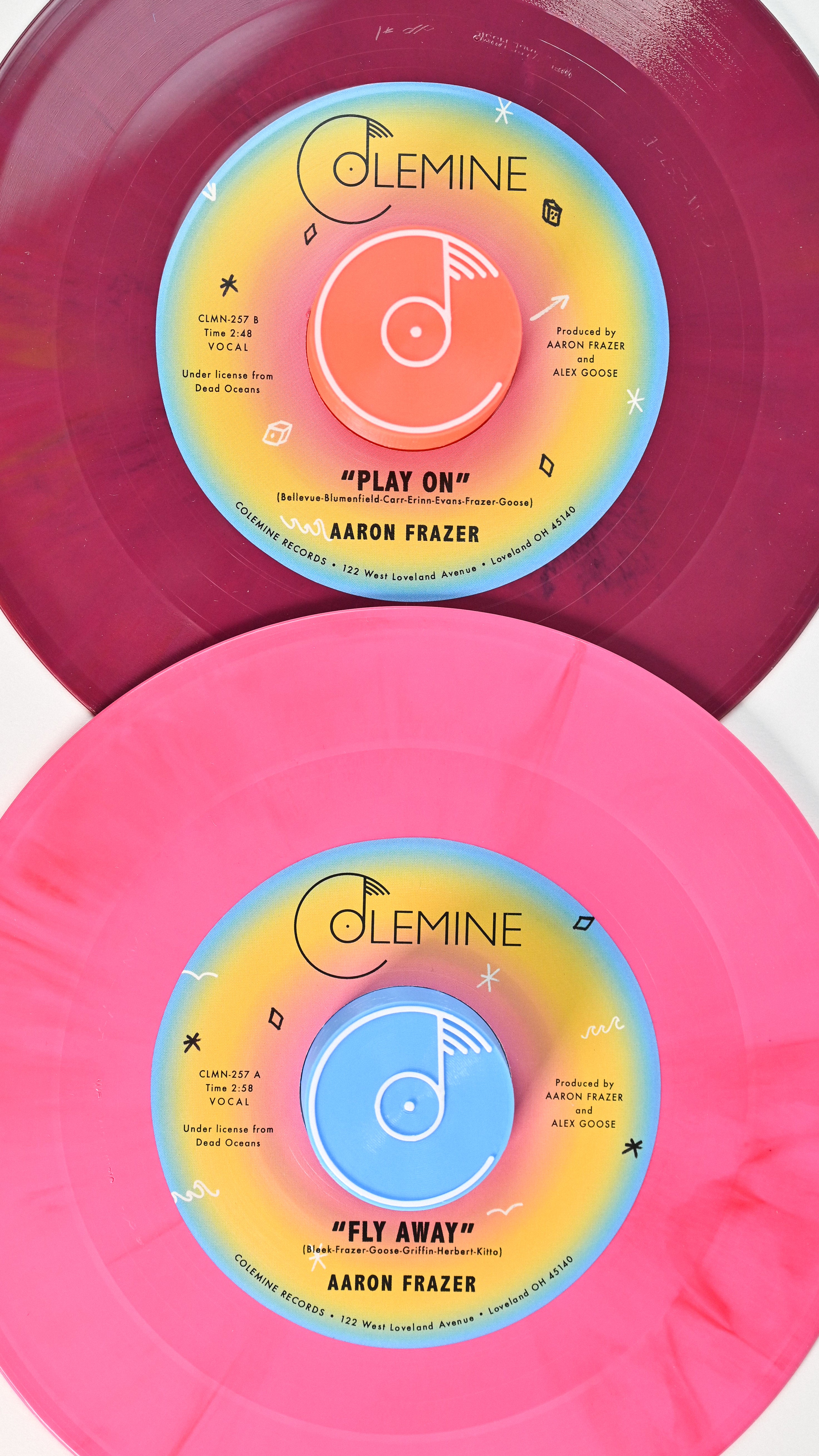 Aaron Frazer Fly Away Play On vinylsingel farget vinyl 45