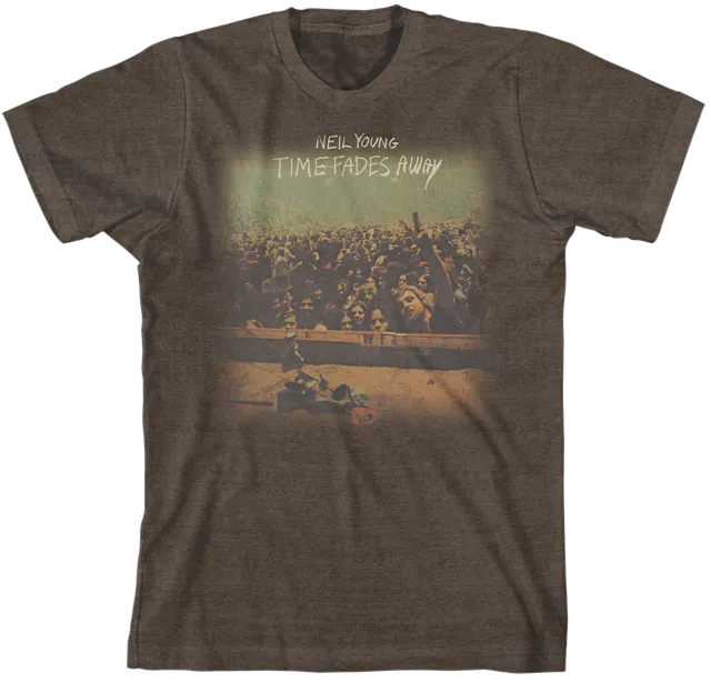 Neil Young Time Fades Away t-skjorte økologisk slim fit