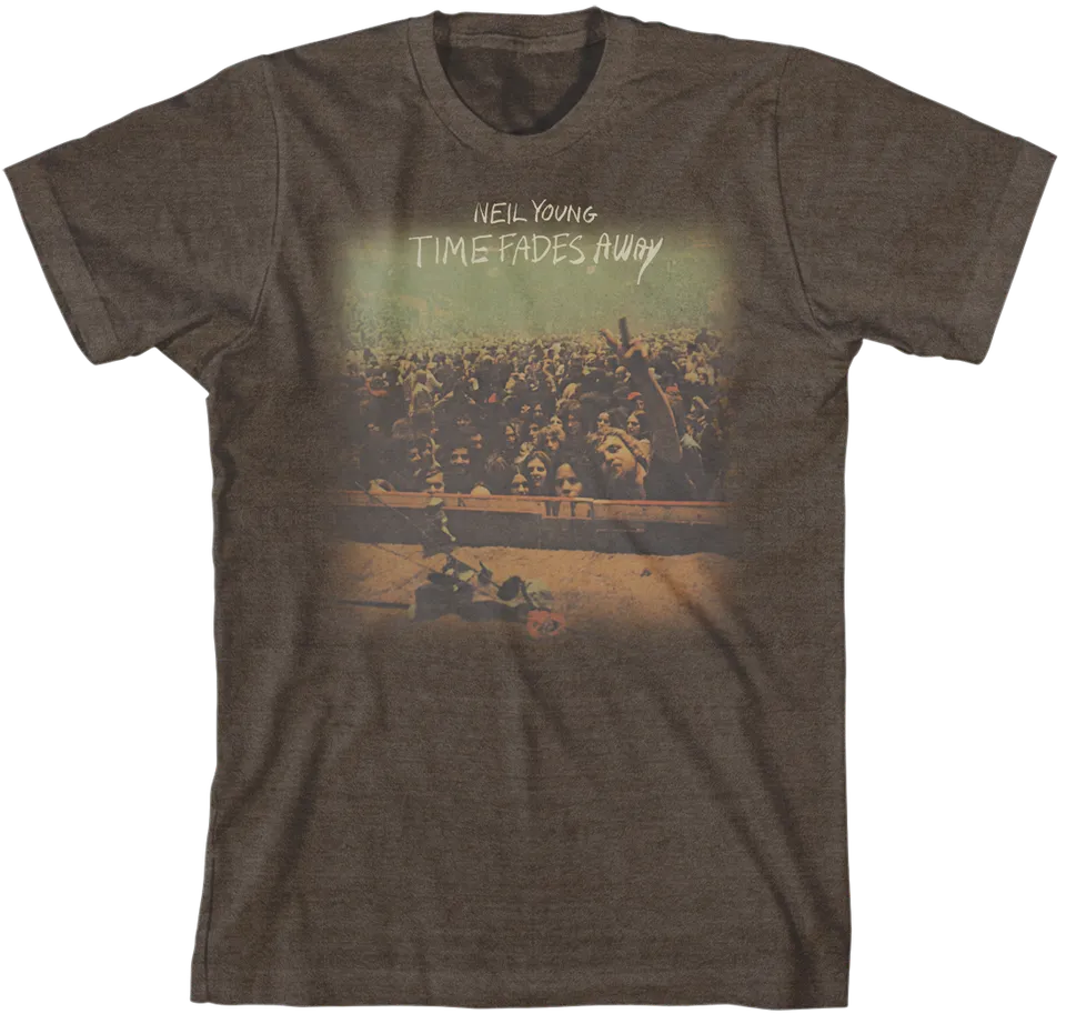 Neil Young Time Fades Away t-skjorte økologisk slim fit