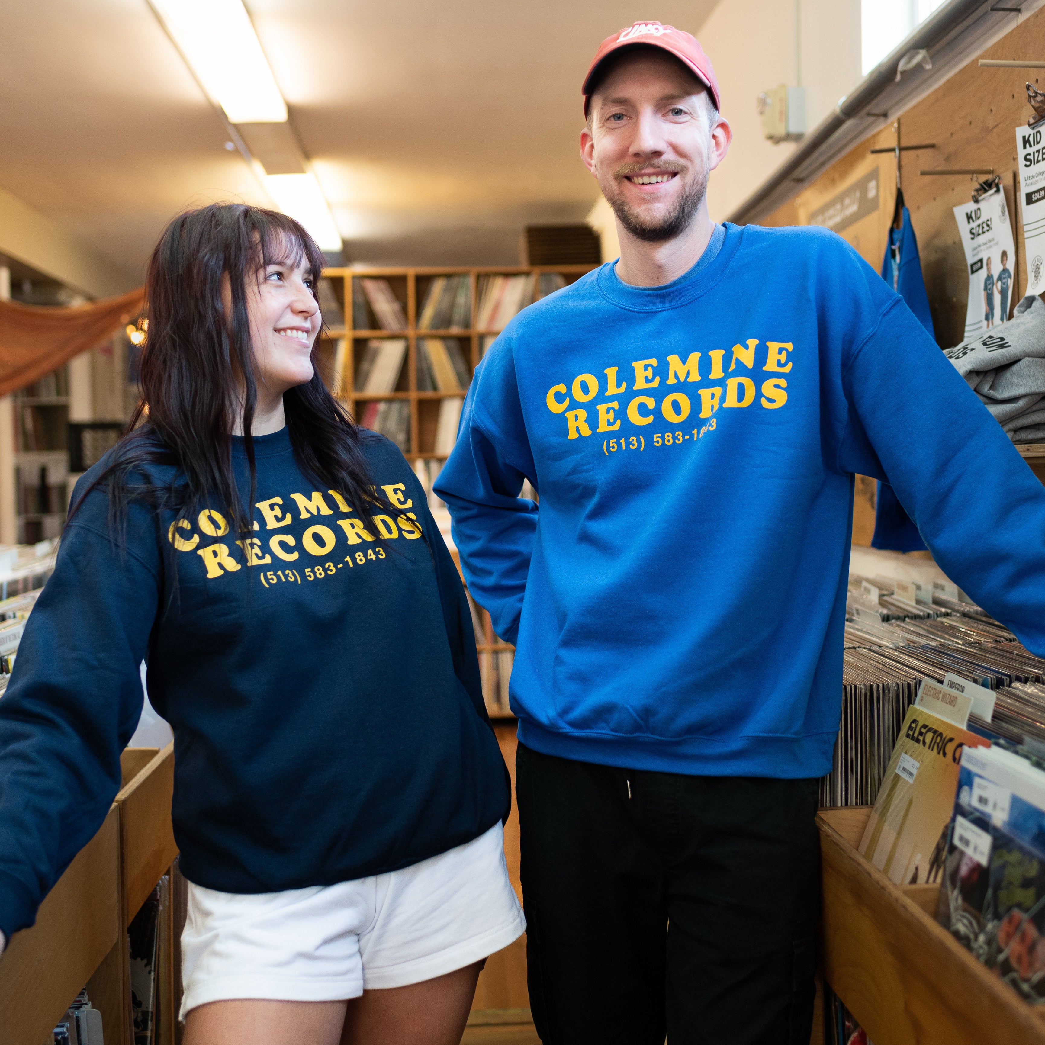 Colemine Phone Number genser navy crewneck large
