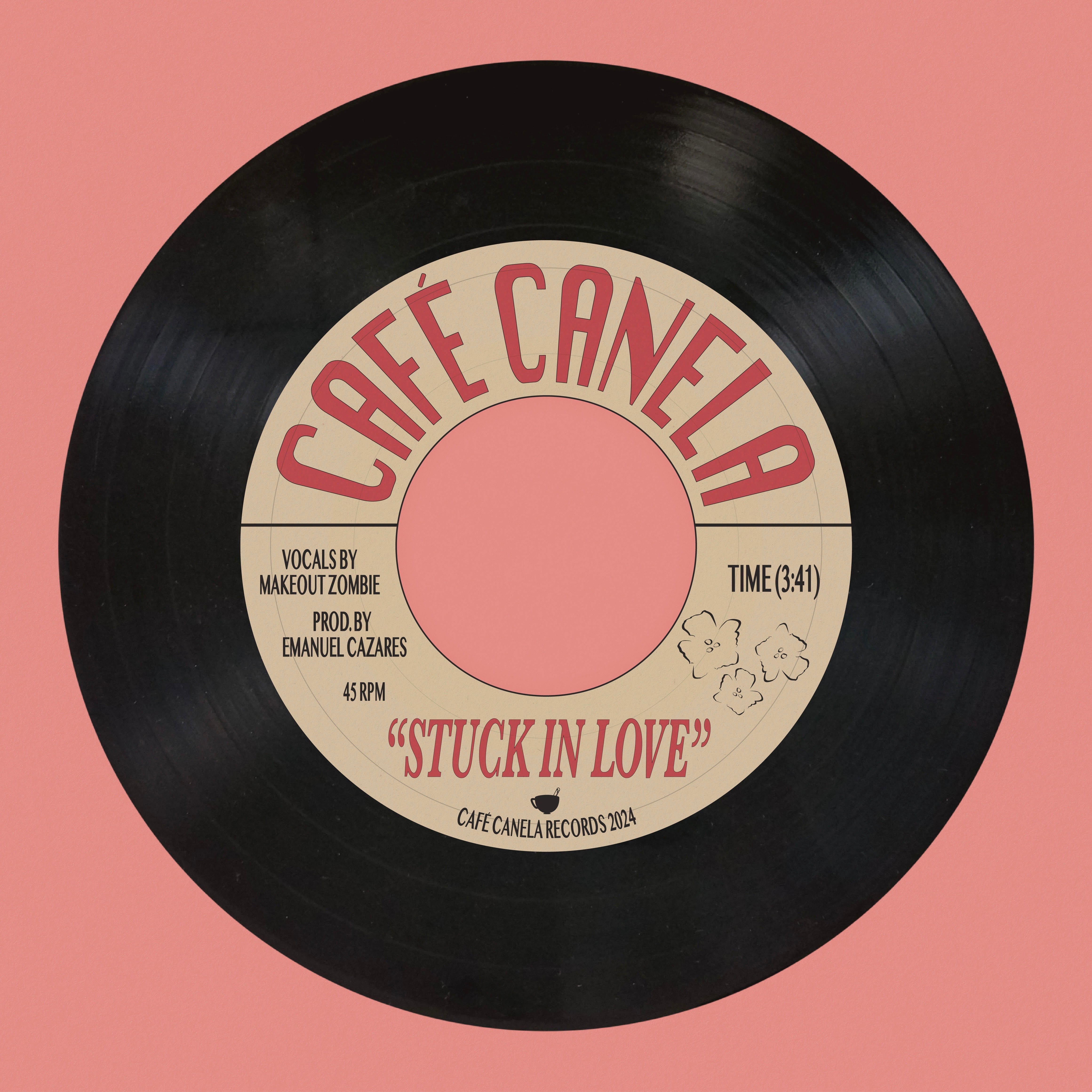 Café Canela Stuck In Love 7-tommer svart vinyl