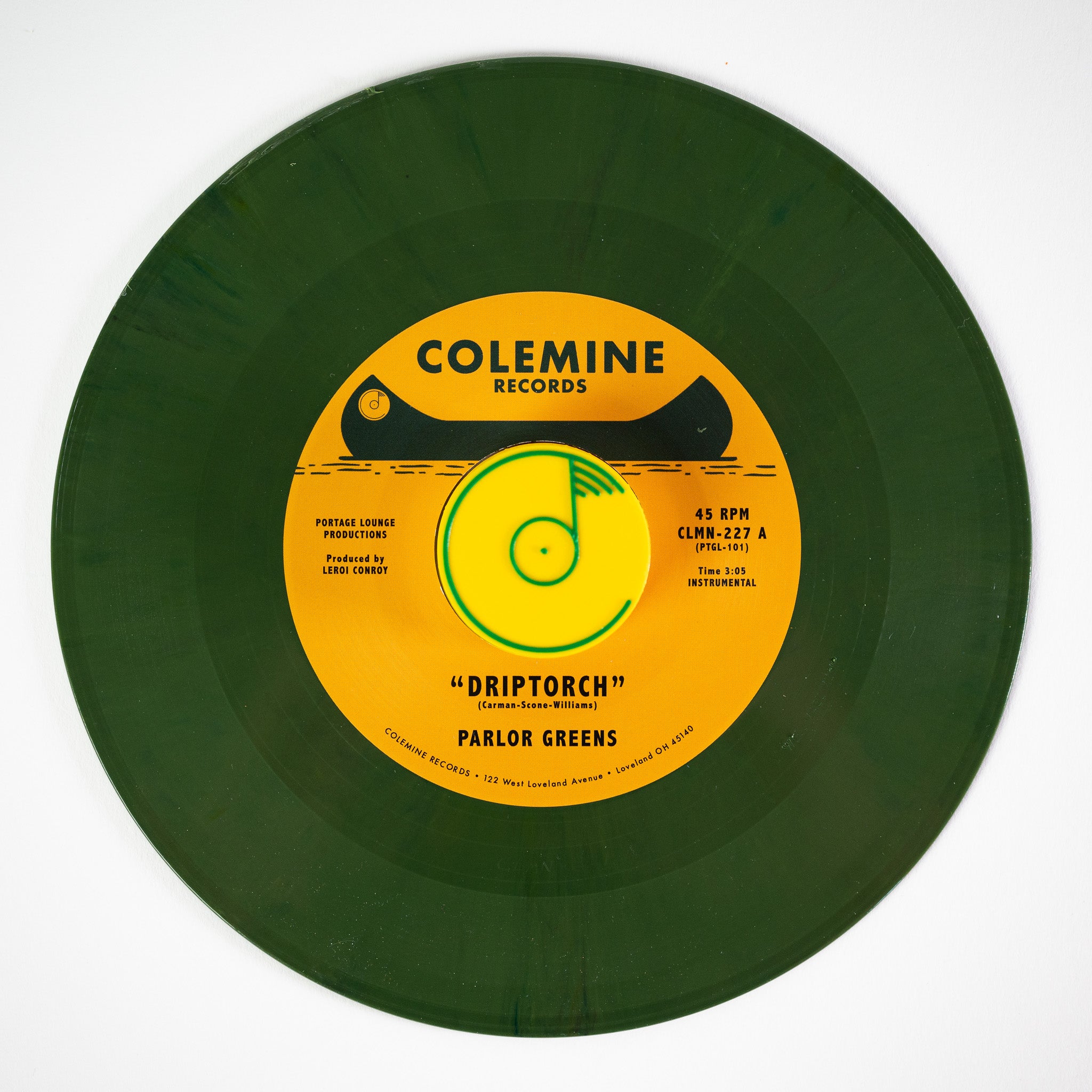 Parlor Greens Driptorch 7" singel svart vinyl