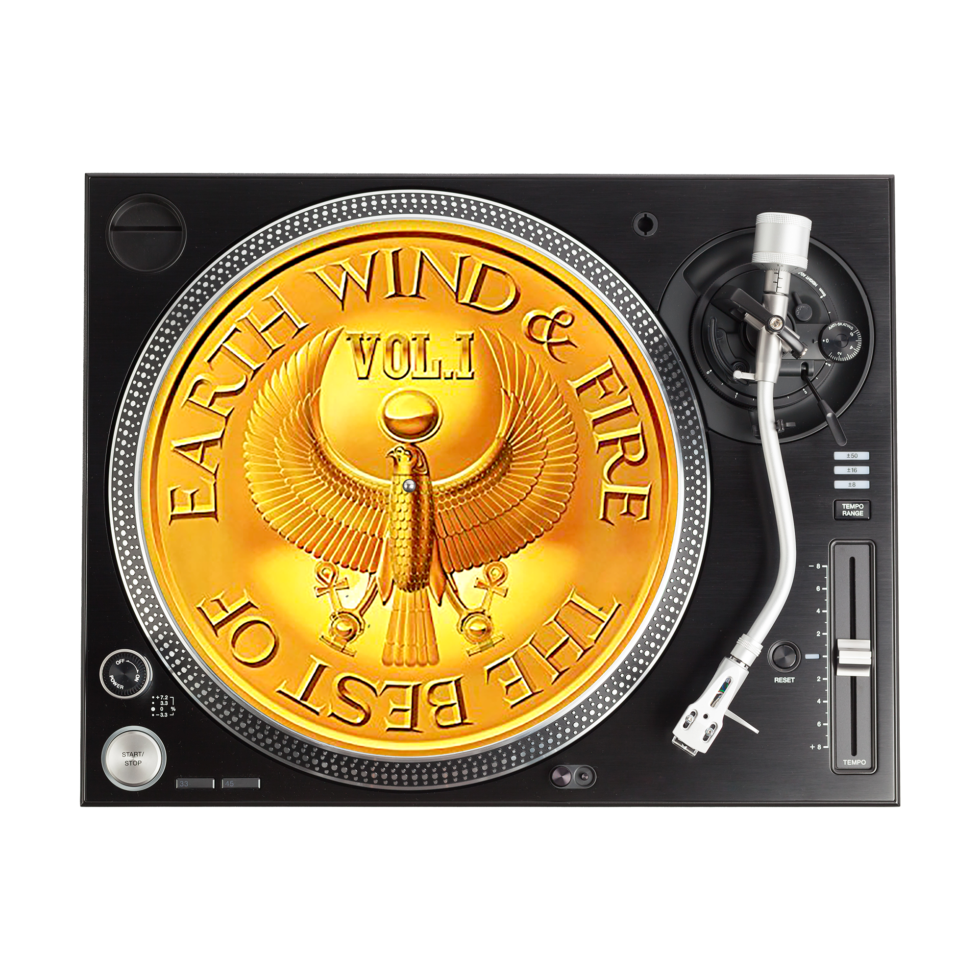 Earth, Wind & Fire Best Of slipmatte platespiller filt