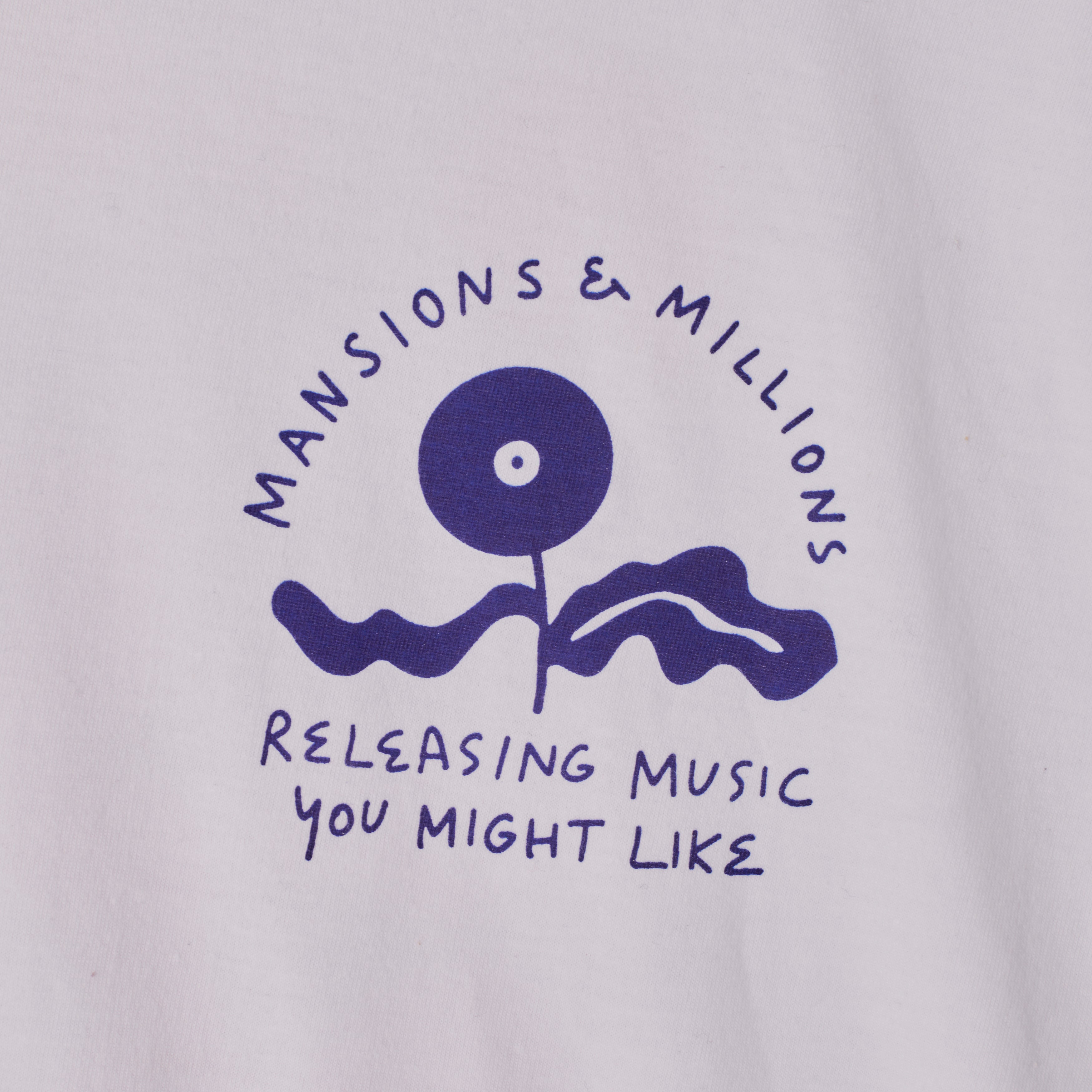 Mansions and Millions Label T-skjorte XS bomull