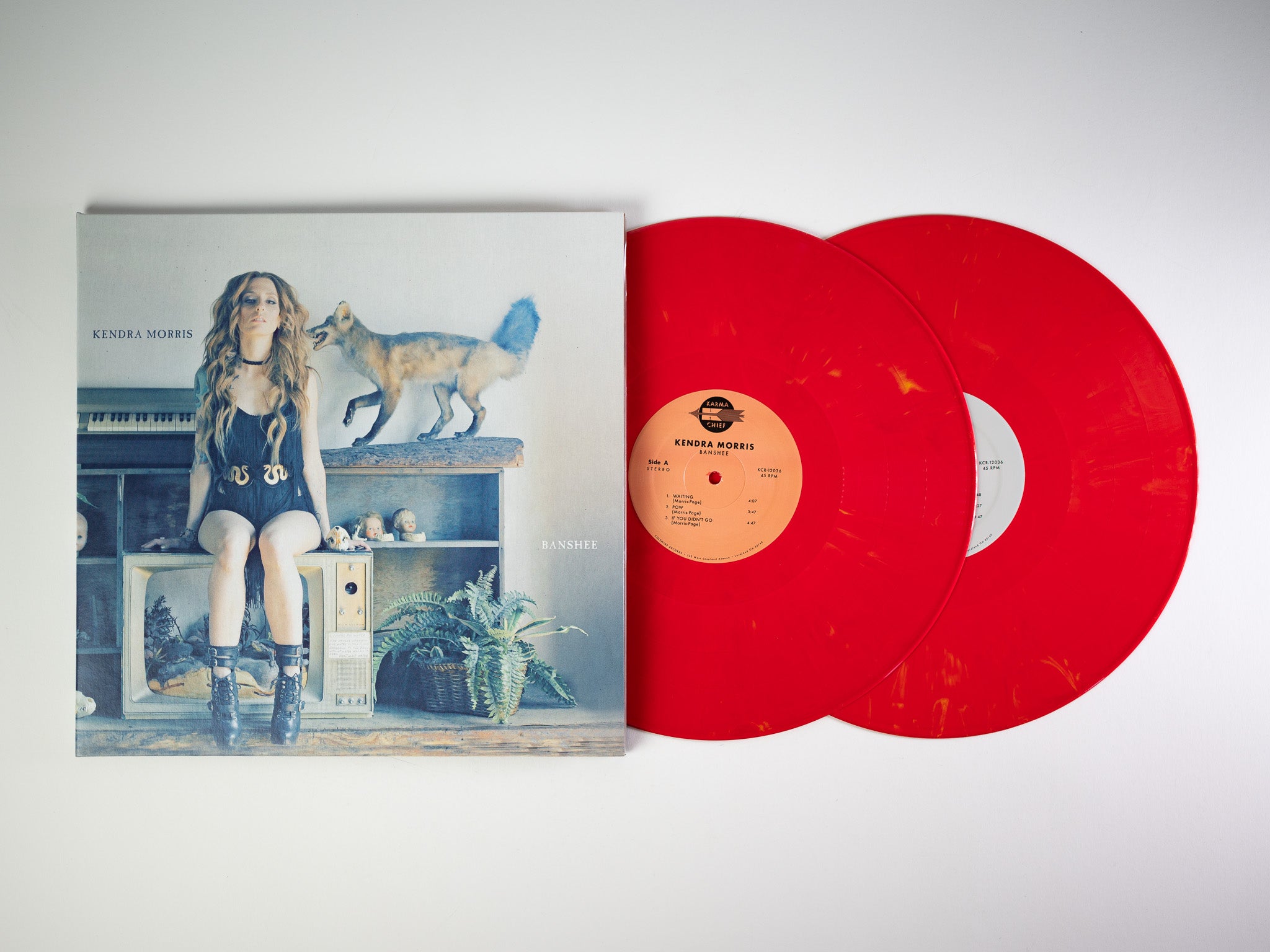 Kendra Morris Banshee dobbel-LP blood orange vinyl