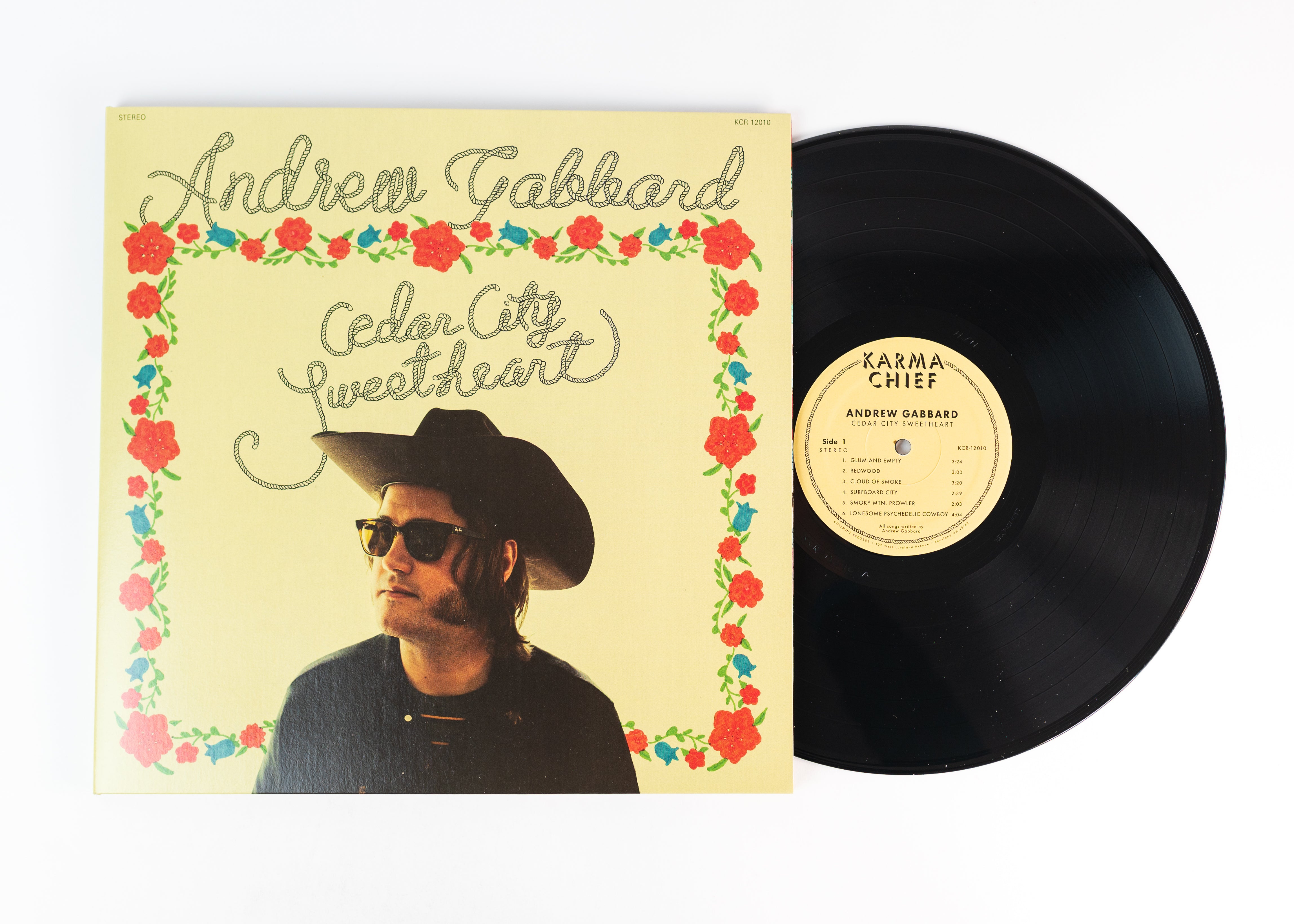 Andrew Gabbard Cedar City Sweetheart vinyl LP cyanblå