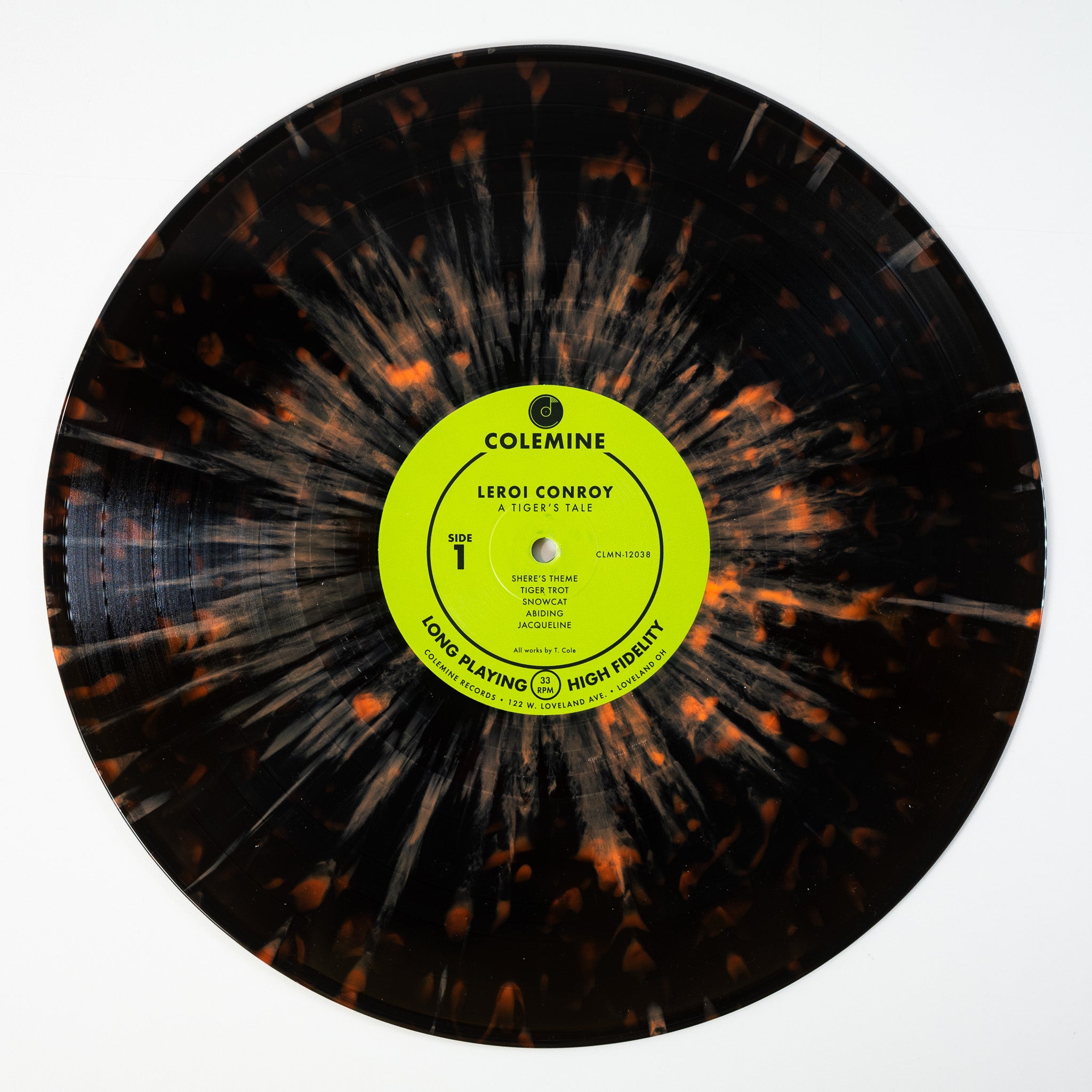 Leroi Conroy A Tiger's Tale vinyl LP tiger stripe