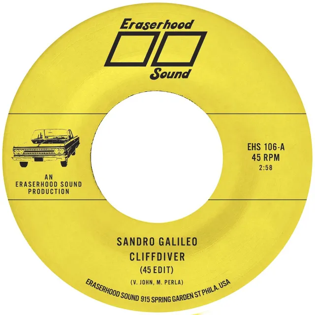Sandro Galileo Cliffdiver vinylsingle 7" limited edition 300