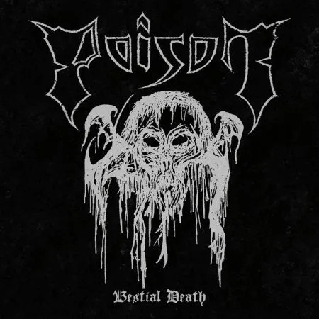 Poison Bestial Death LP vinyl svart death metal