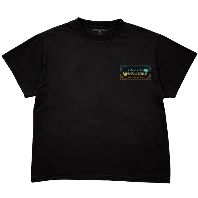 Earth, Wind & Fire Greatest Hits t-skjorte svart unisex