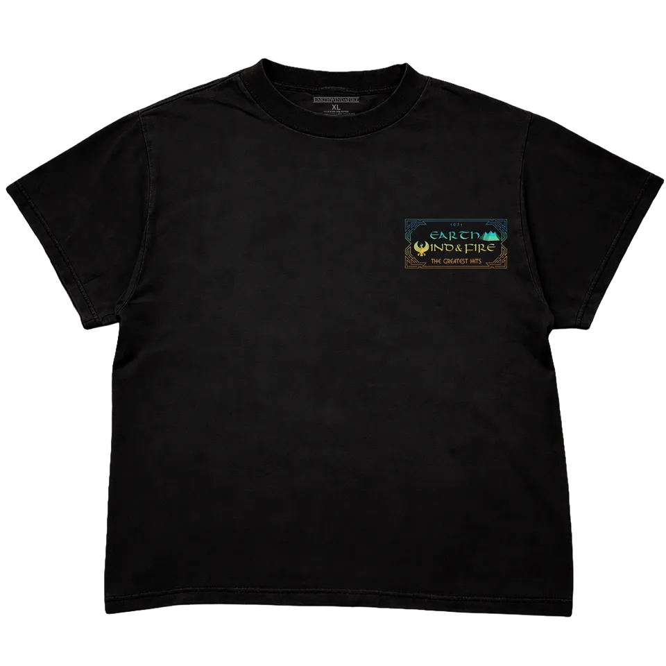Earth, Wind & Fire Greatest Hits t-skjorte svart unisex