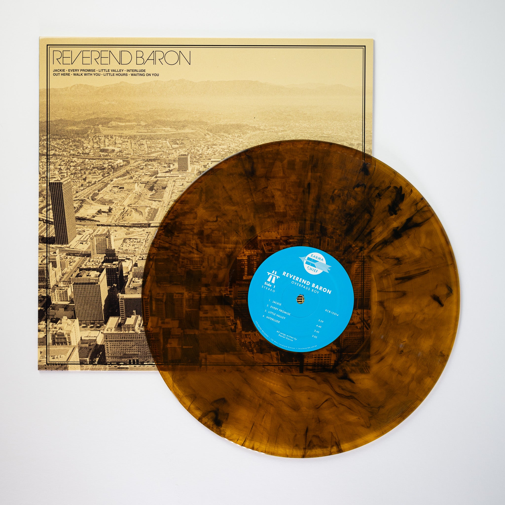 Reverend Baron Overpass Boy vinyl-LP coke clear vinyl